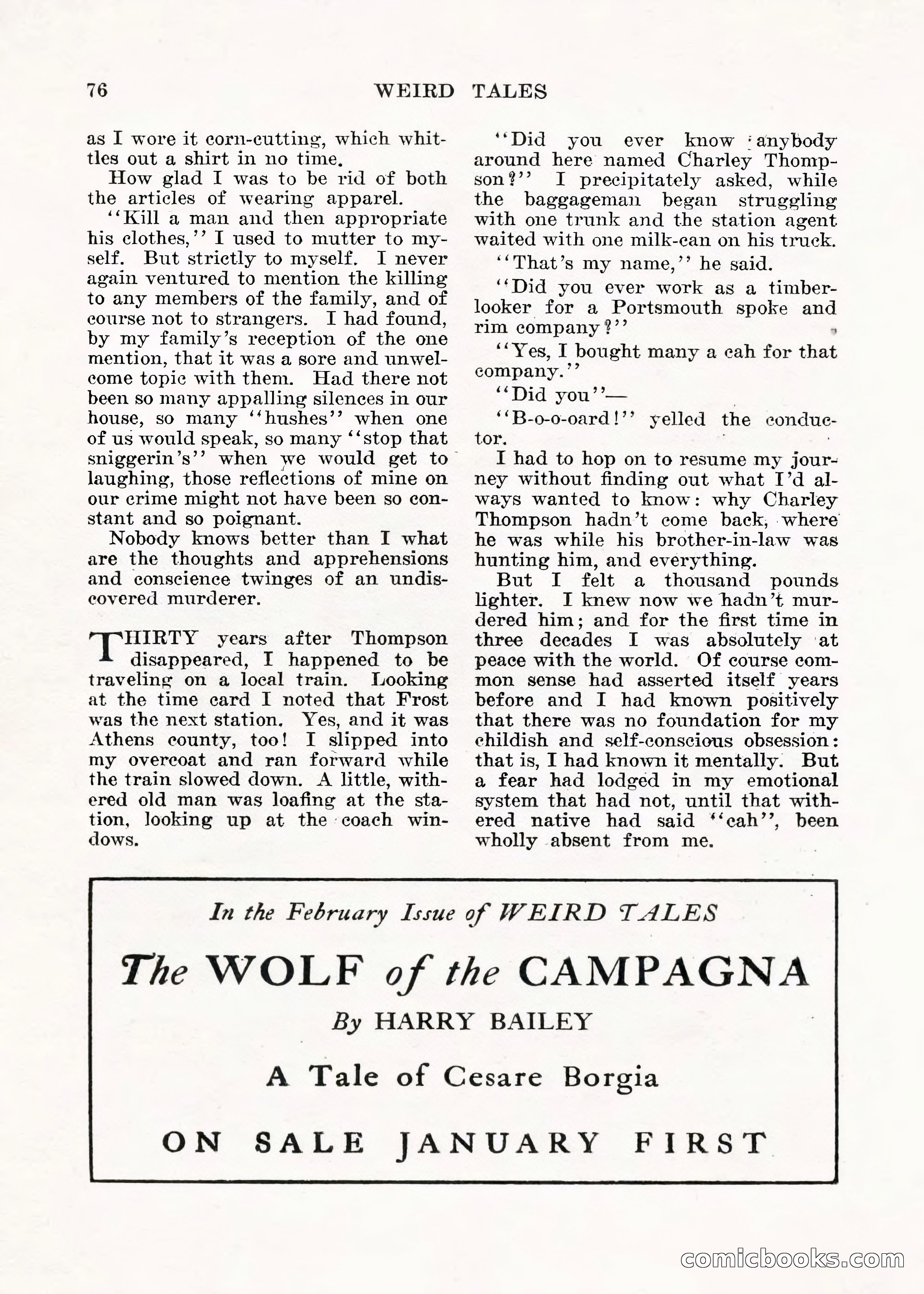 Weird Tales, Vol. V No. 1 — page 77 of 195