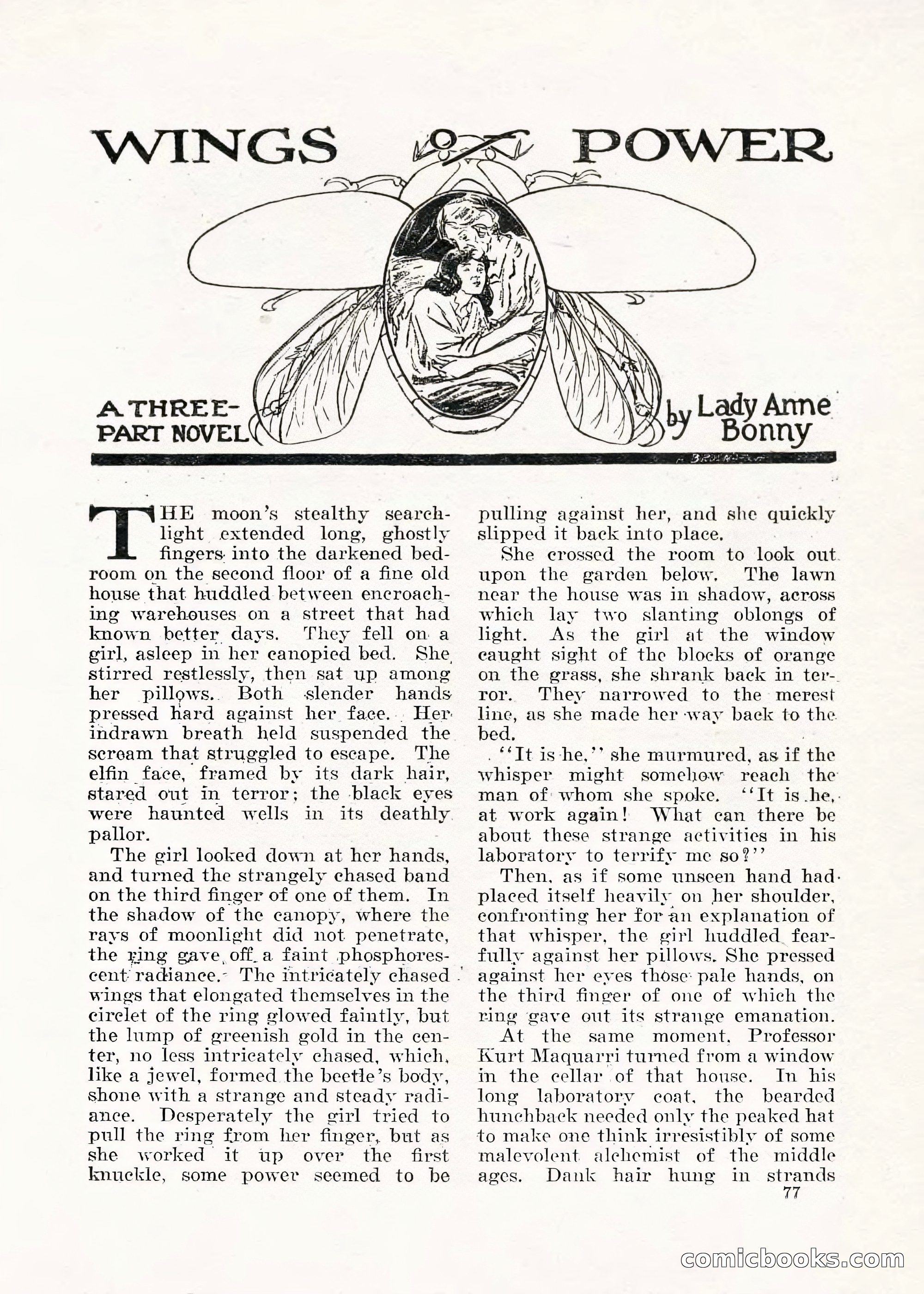 Weird Tales, Vol. V No. 1 — page 78 of 195