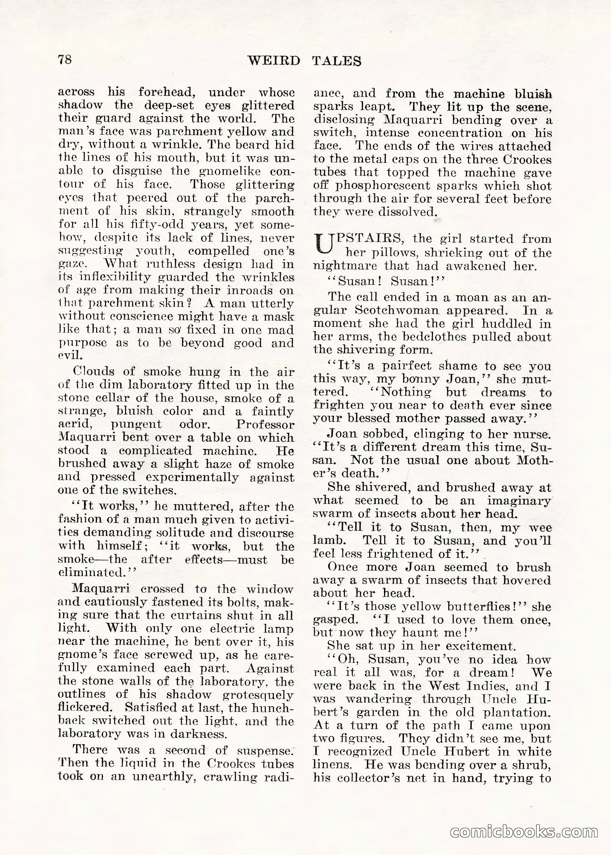 Weird Tales, Vol. V No. 1 — page 79 of 195