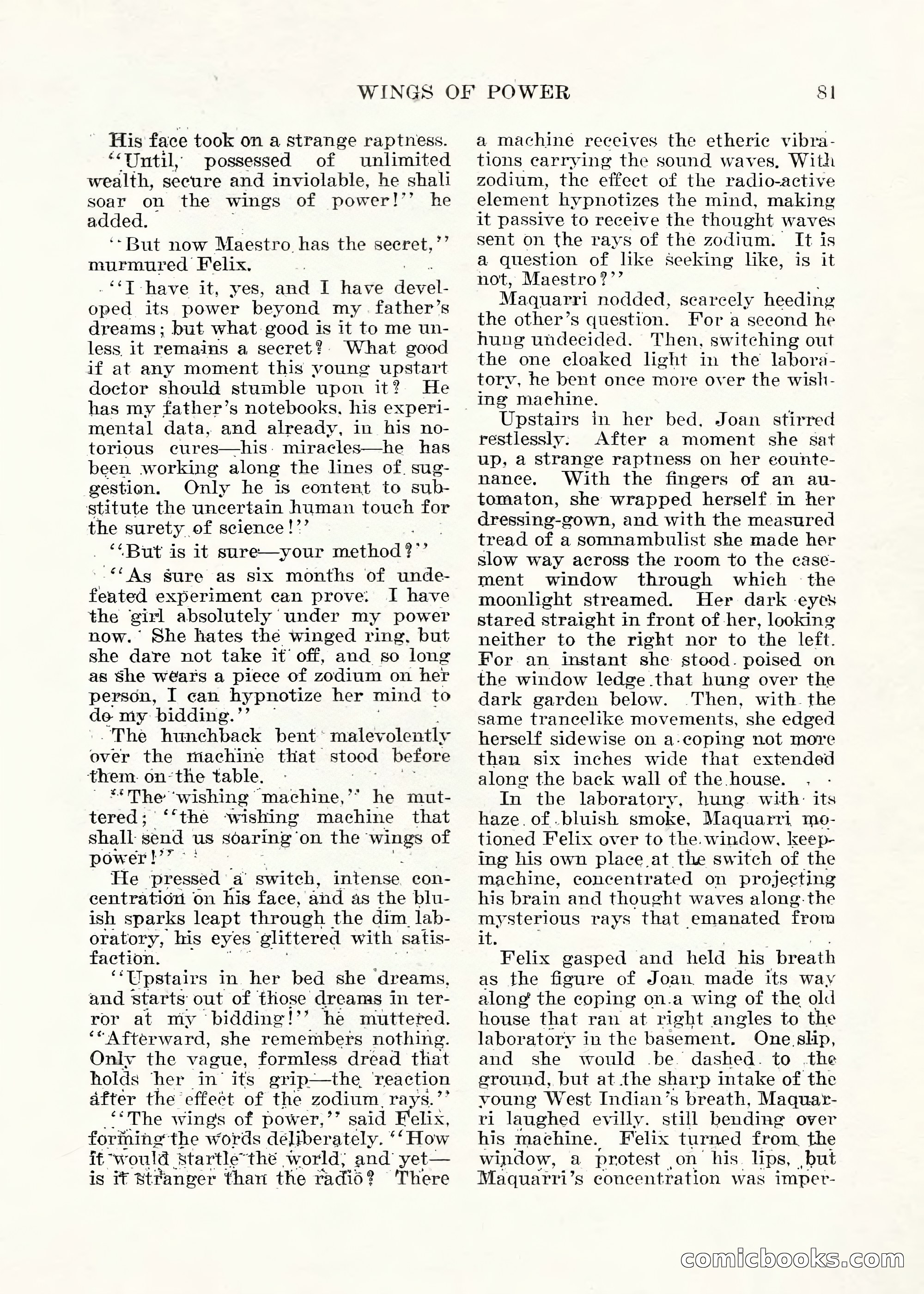 Weird Tales, Vol. V No. 1 — page 82 of 195