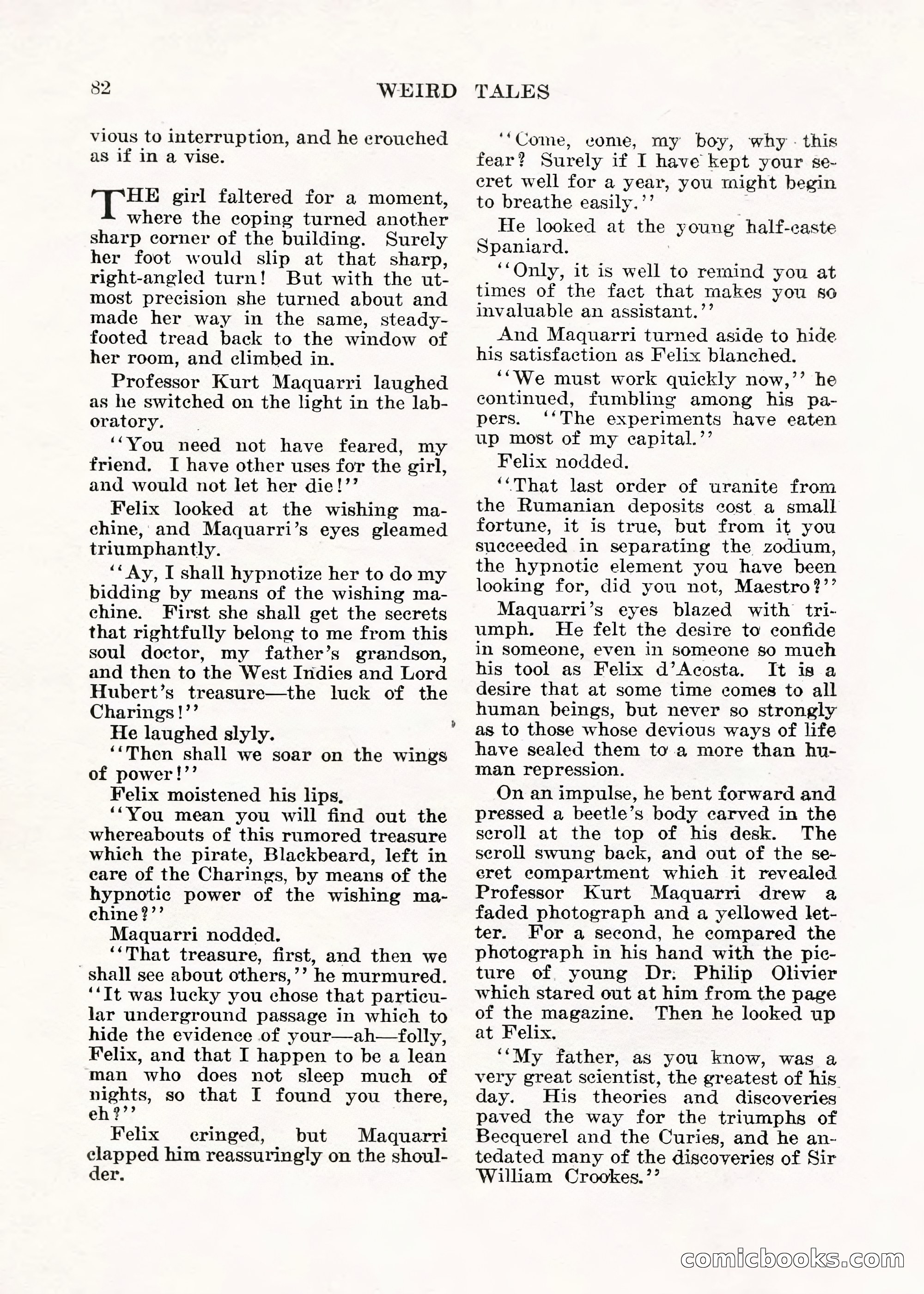 Weird Tales, Vol. V No. 1 — page 83 of 195