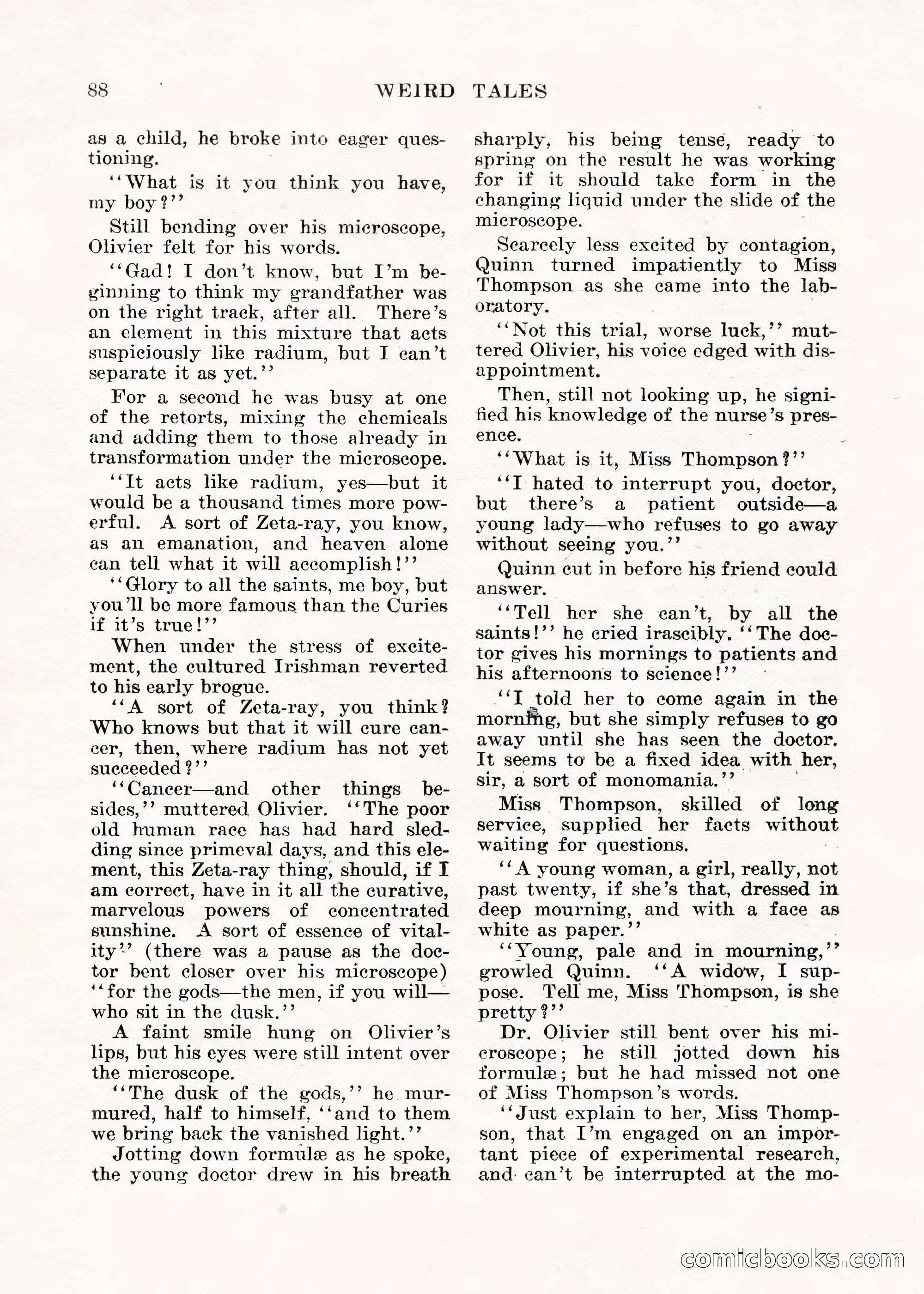 Weird Tales, Vol. V No. 1 — page 89 of 195