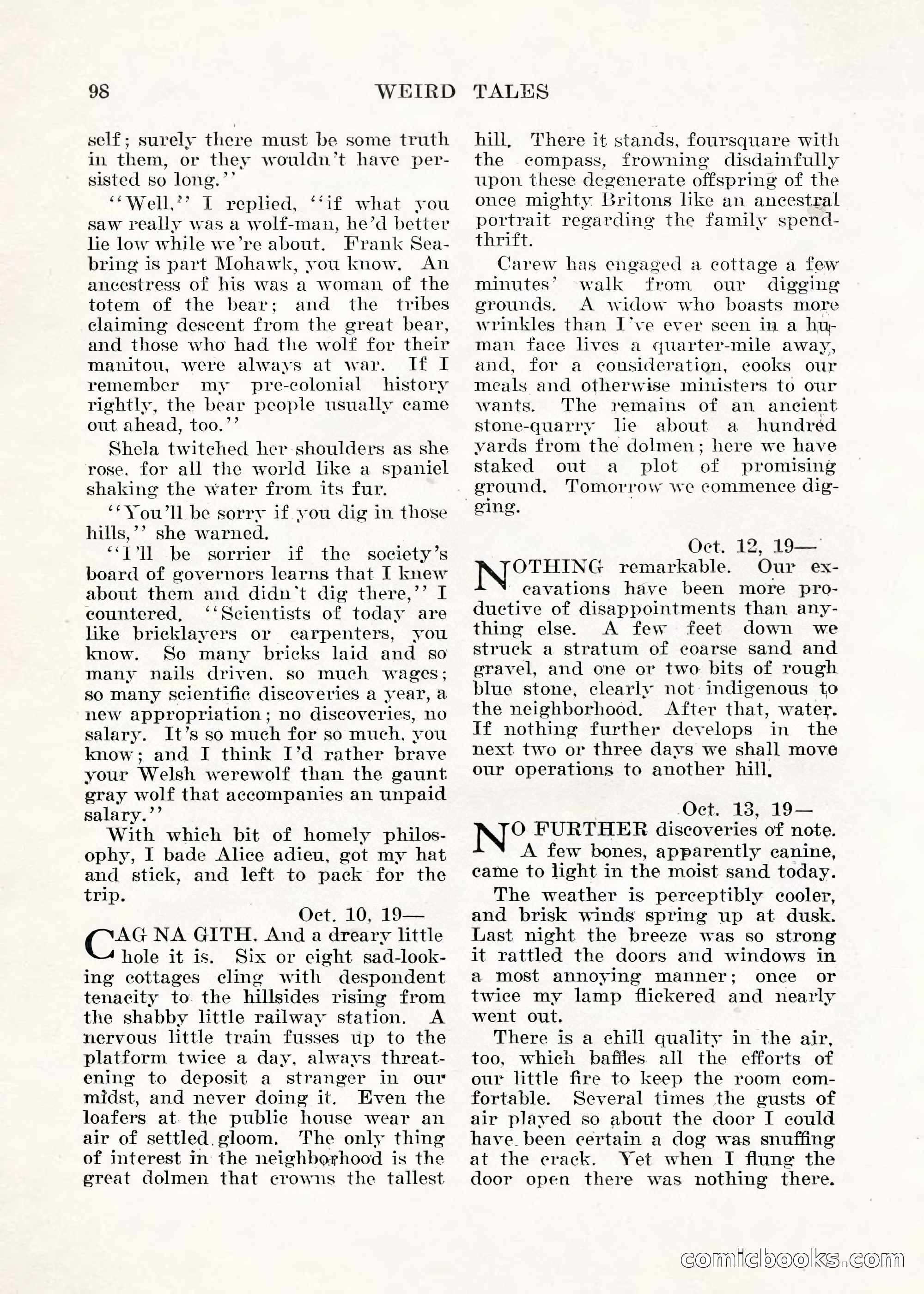 Weird Tales, Vol. V No. 1 — page 99 of 195