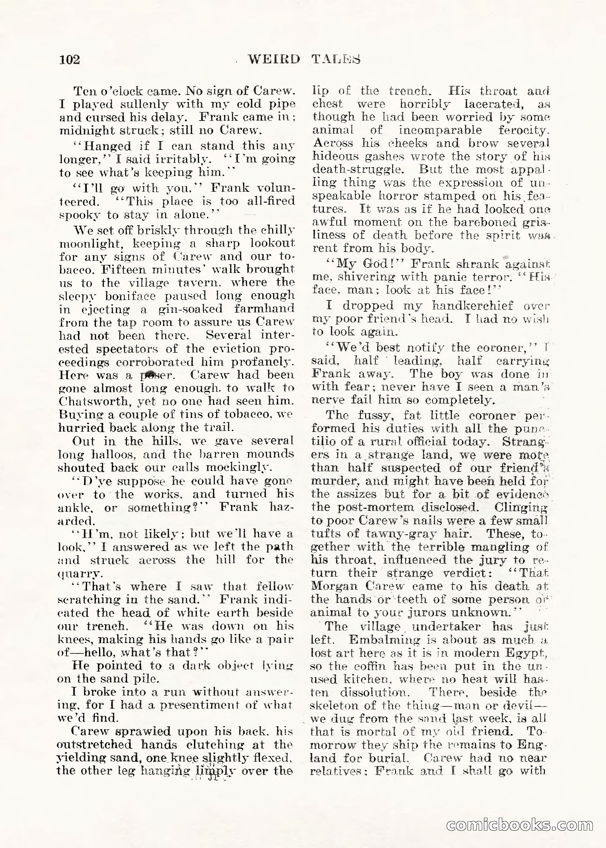 Weird Tales, Vol. V No. 1 — page 103 of 195