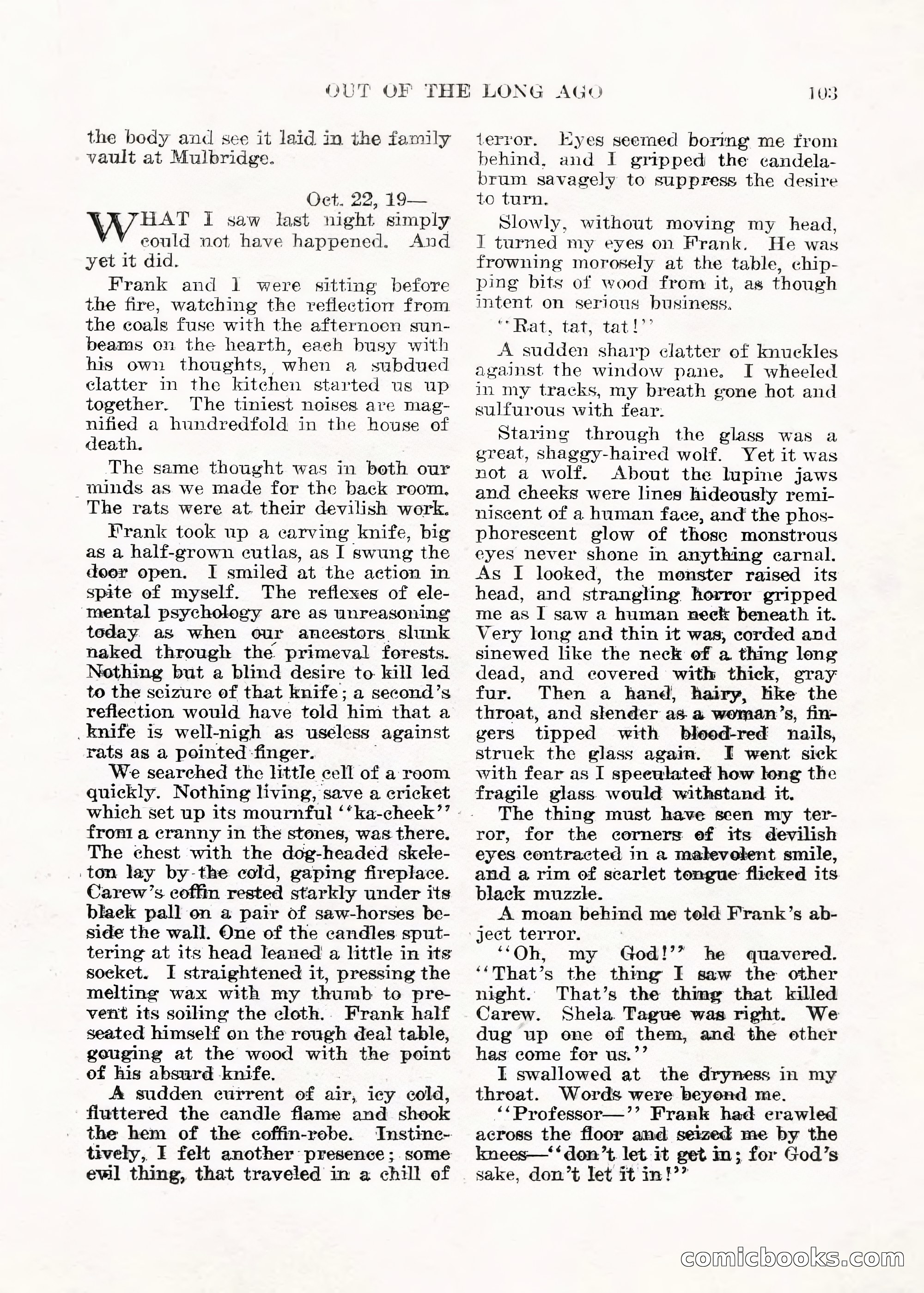 Weird Tales, Vol. V No. 1 — page 104 of 195