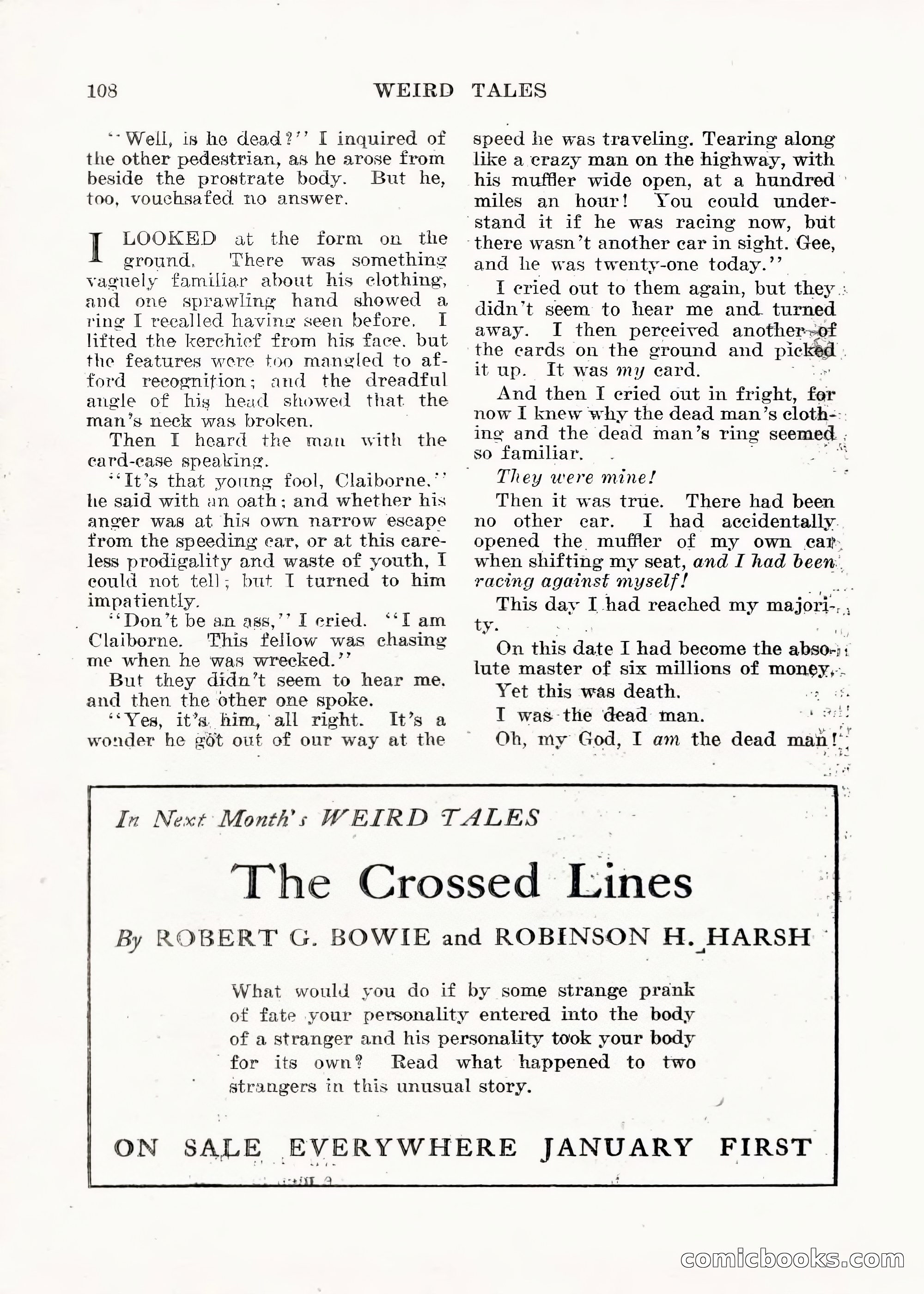 Weird Tales, Vol. V No. 1 — page 109 of 195