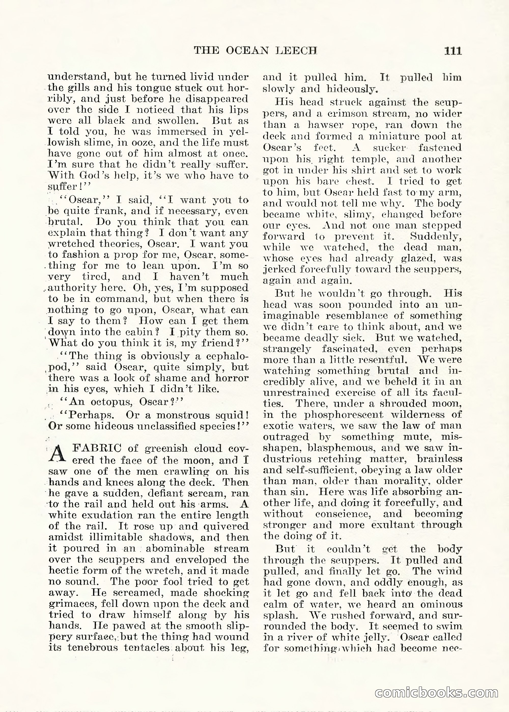 Weird Tales, Vol. V No. 1 — page 112 of 195