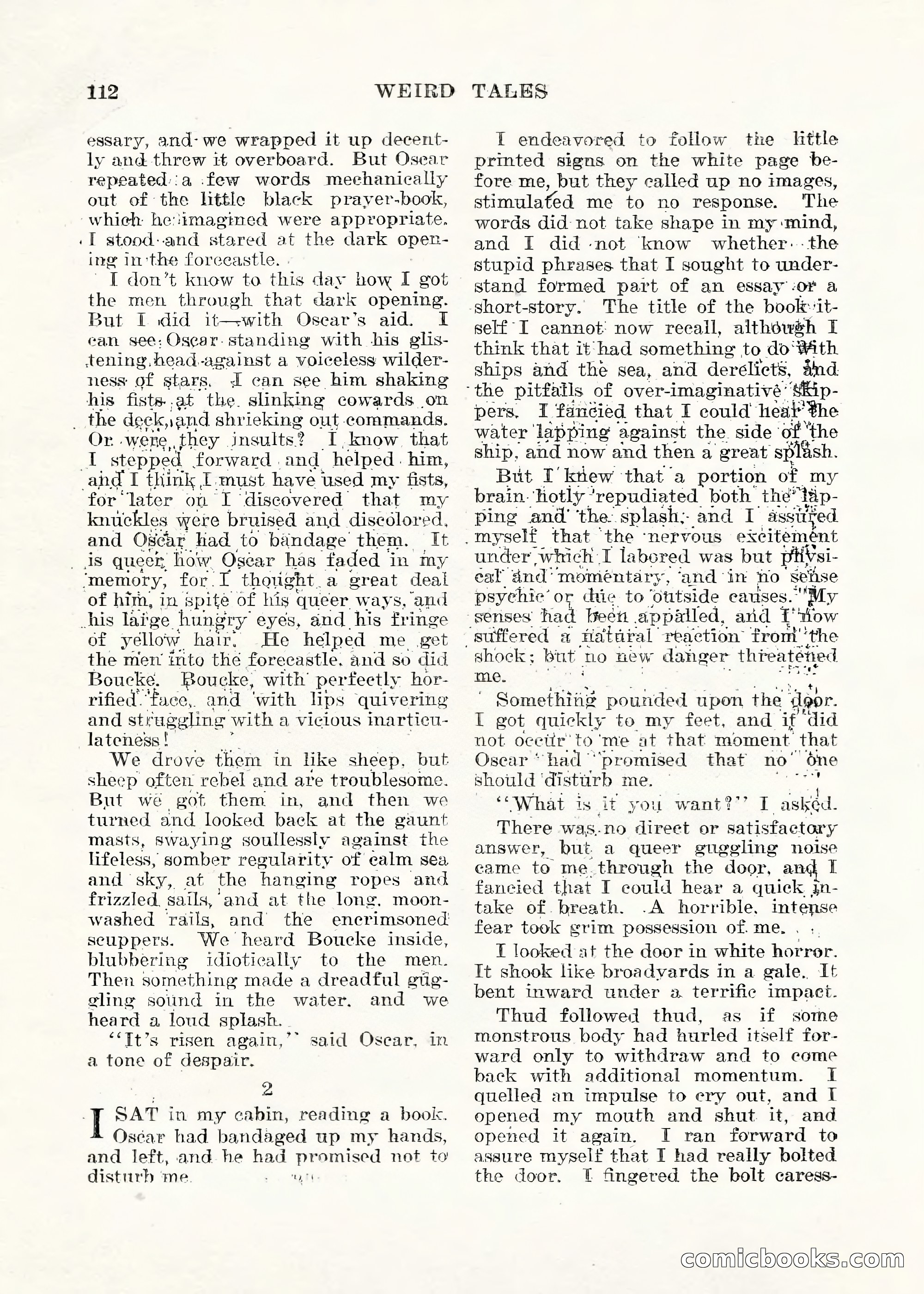 Weird Tales, Vol. V No. 1 — page 113 of 195