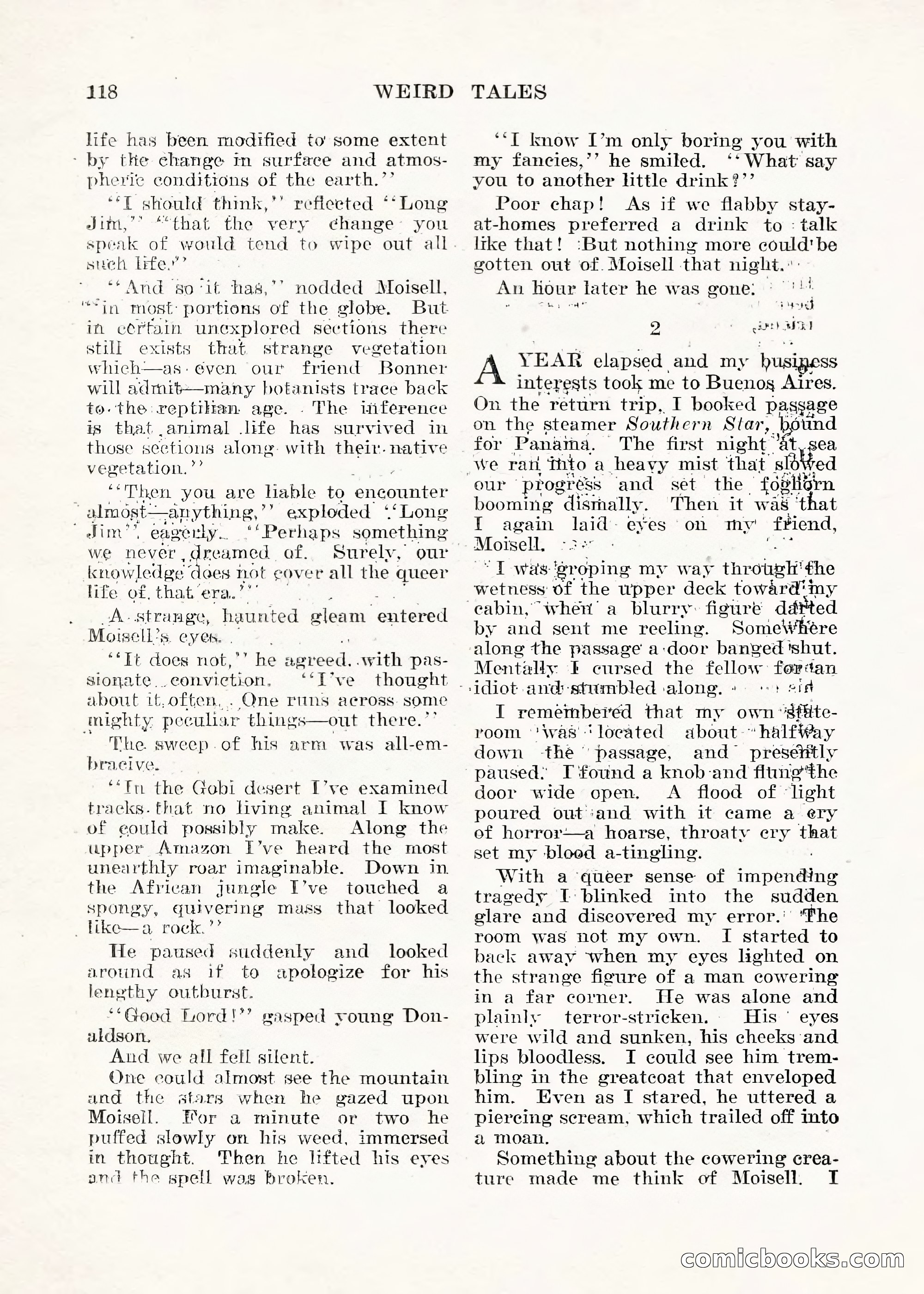 Weird Tales, Vol. V No. 1 — page 119 of 195