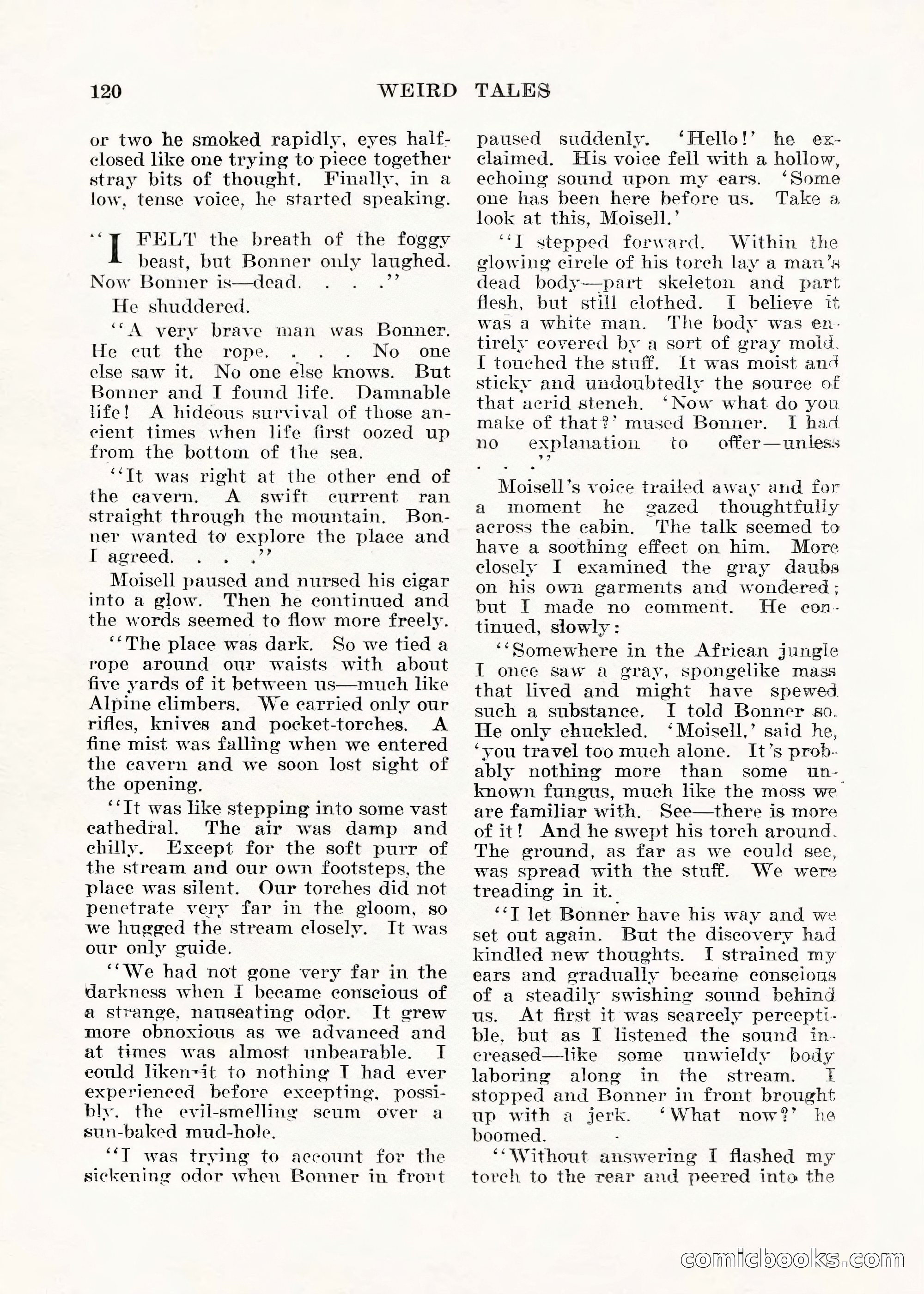 Weird Tales, Vol. V No. 1 — page 121 of 195