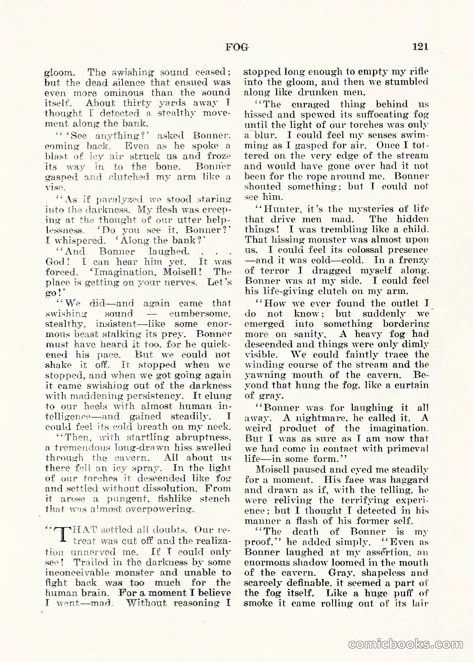 Weird Tales, Vol. V No. 1 — page 122 of 195