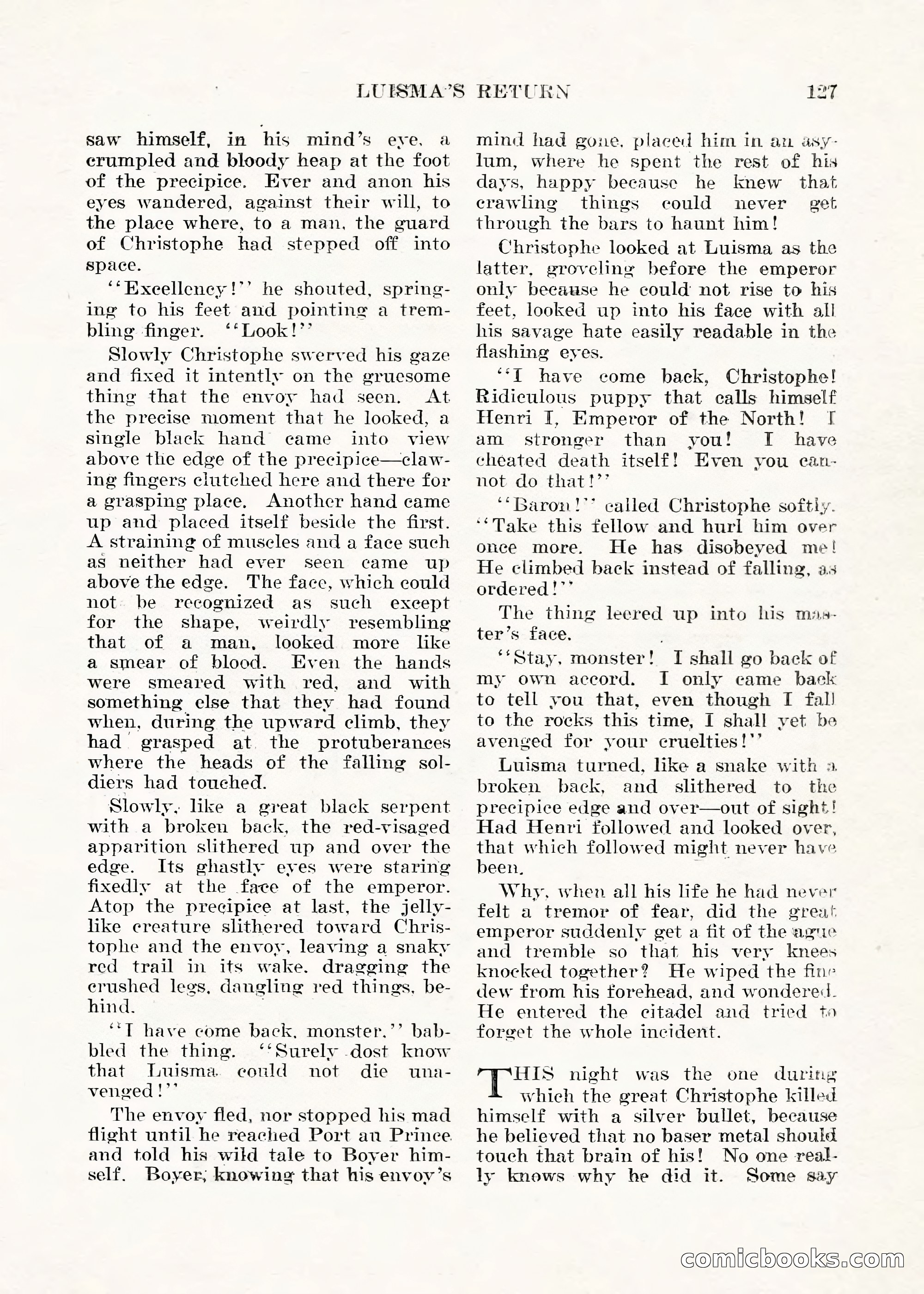 Weird Tales, Vol. V No. 1 — page 128 of 195