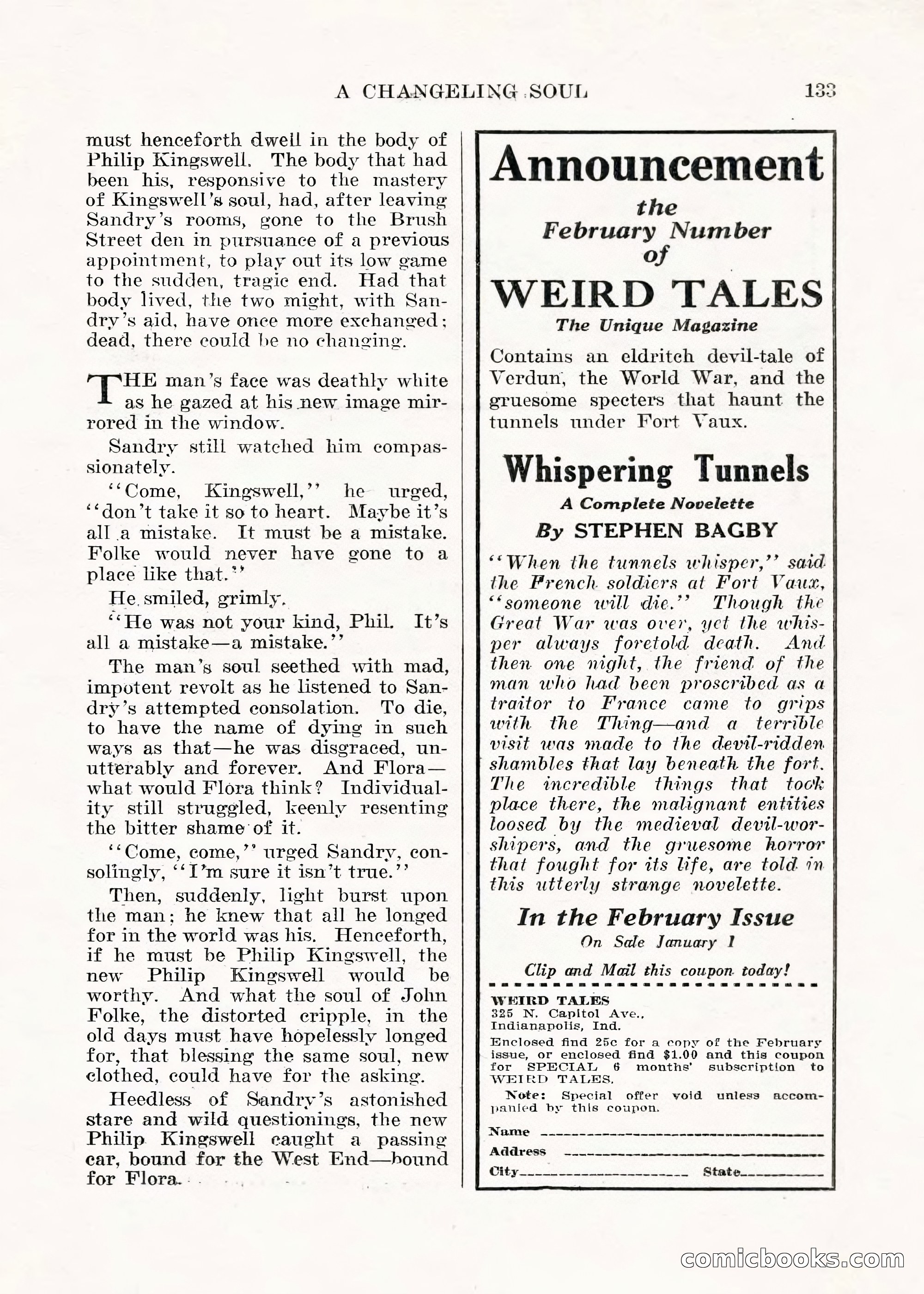 Weird Tales, Vol. V No. 1 — page 134 of 195