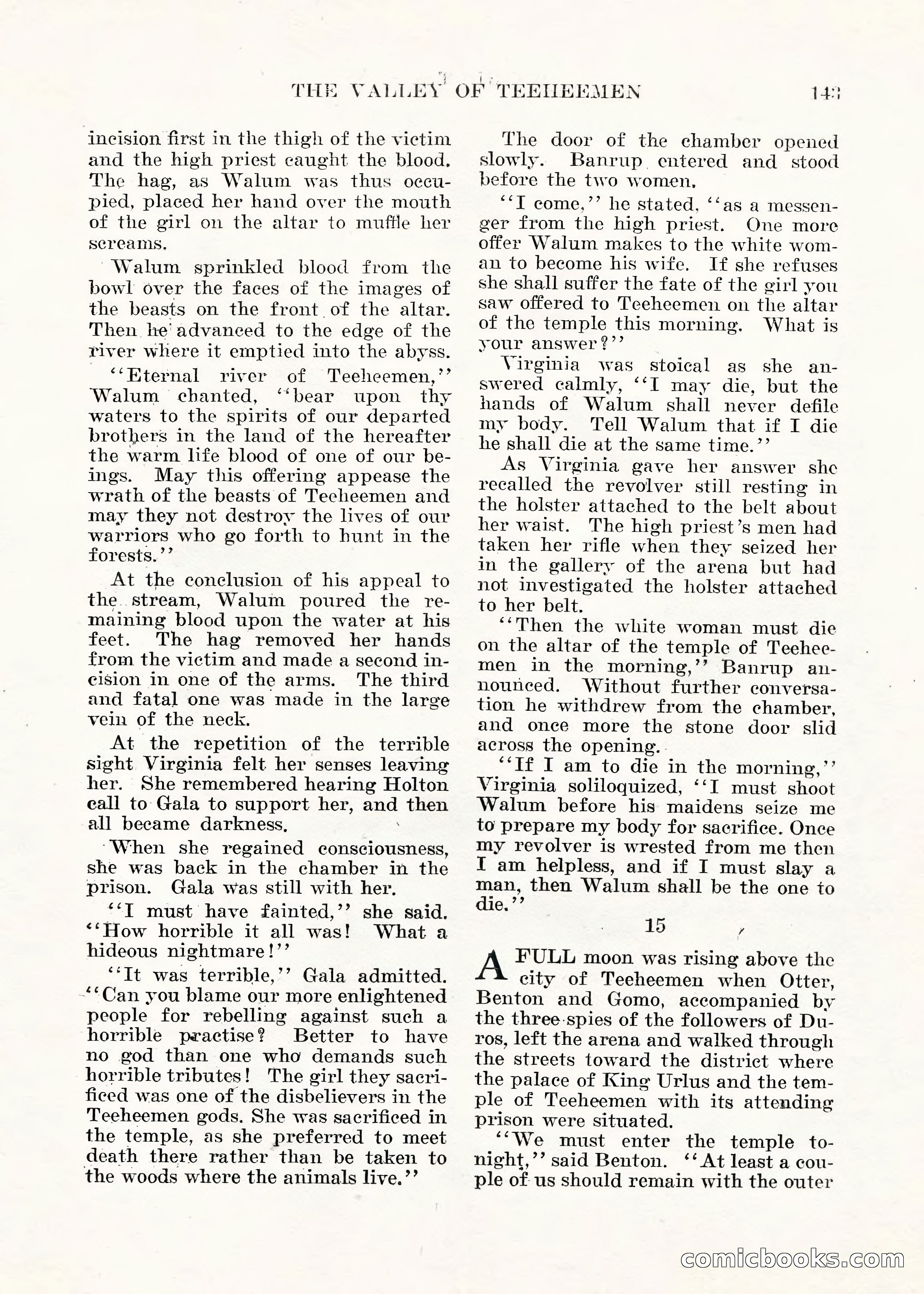 Weird Tales, Vol. V No. 1 — page 144 of 195