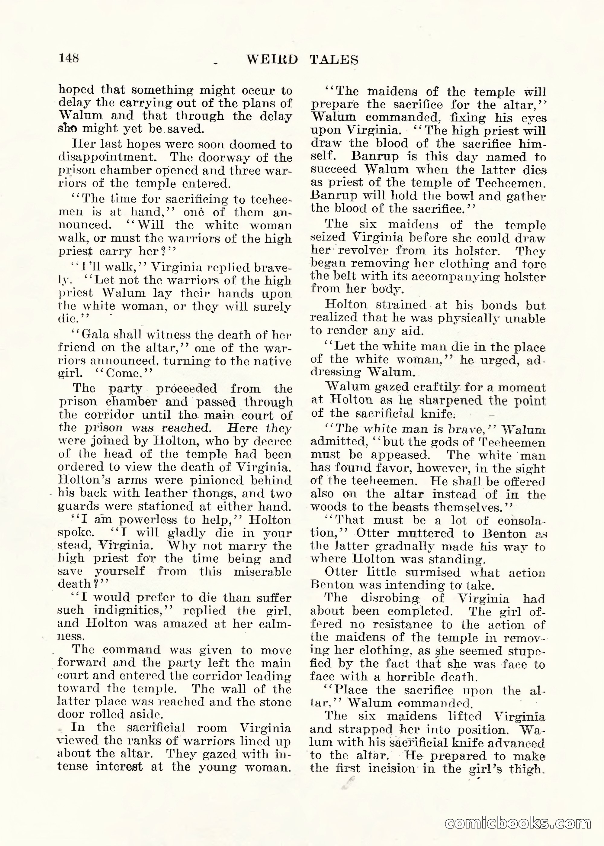 Weird Tales, Vol. V No. 1 — page 149 of 195