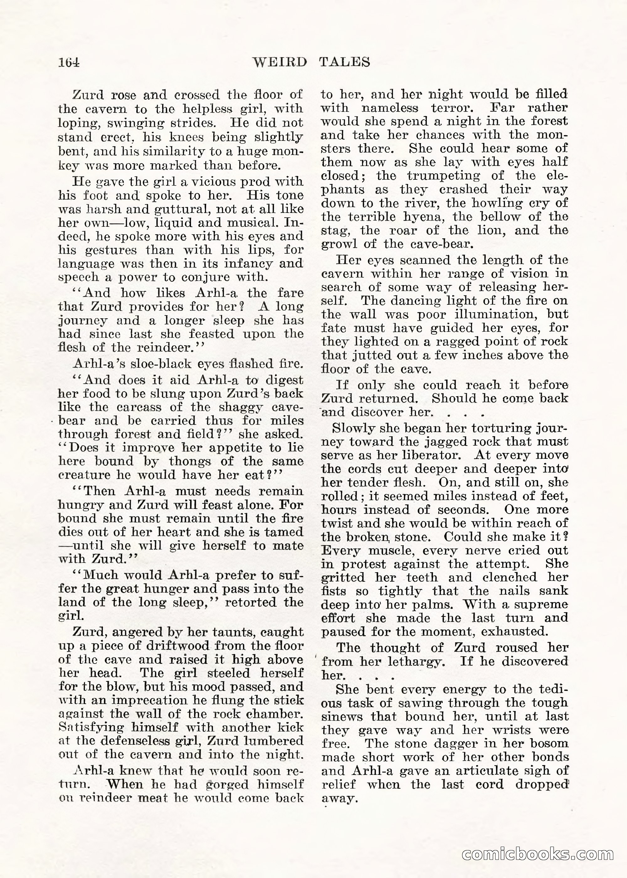 Weird Tales, Vol. V No. 1 — page 165 of 195