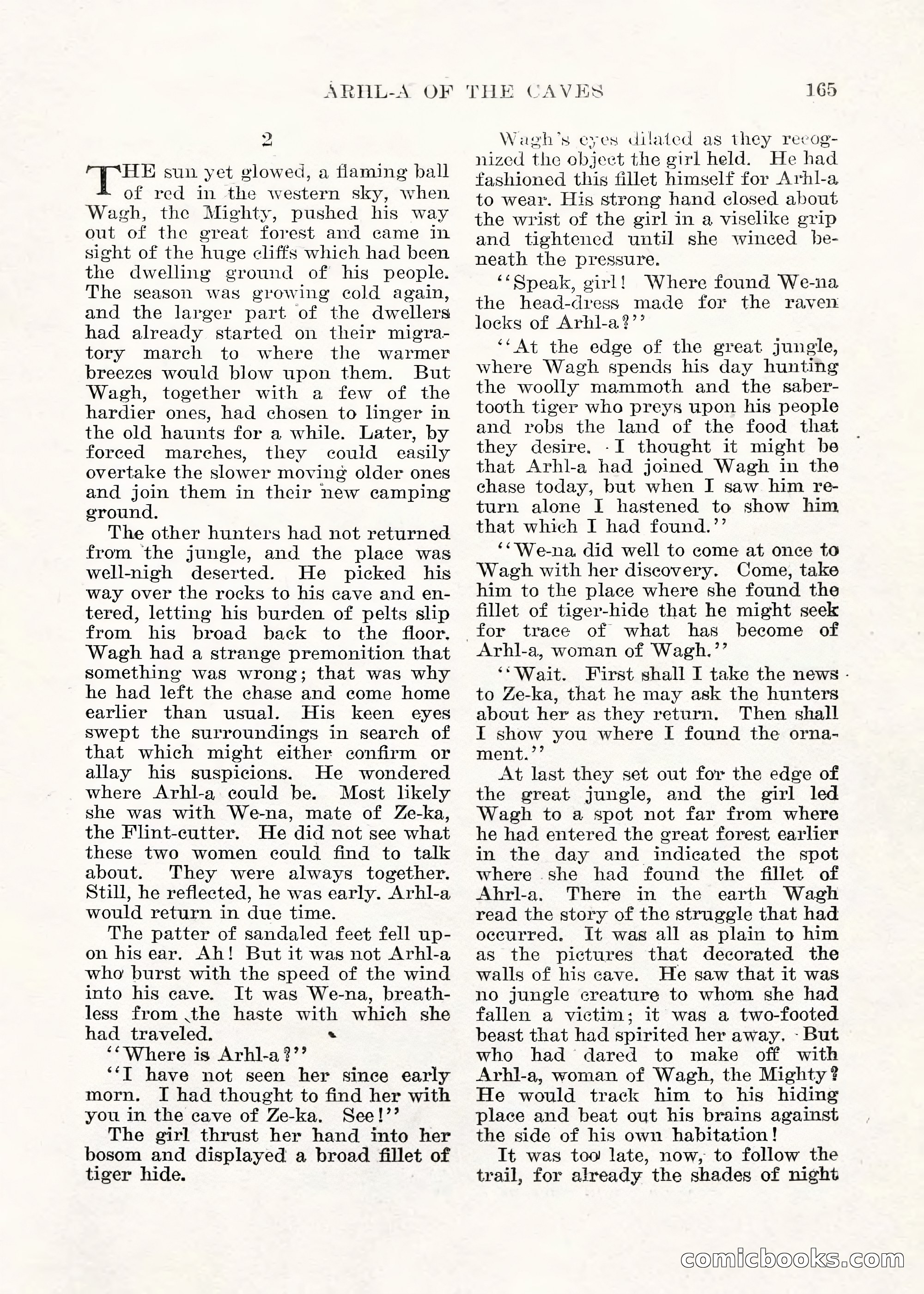 Weird Tales, Vol. V No. 1 — page 166 of 195