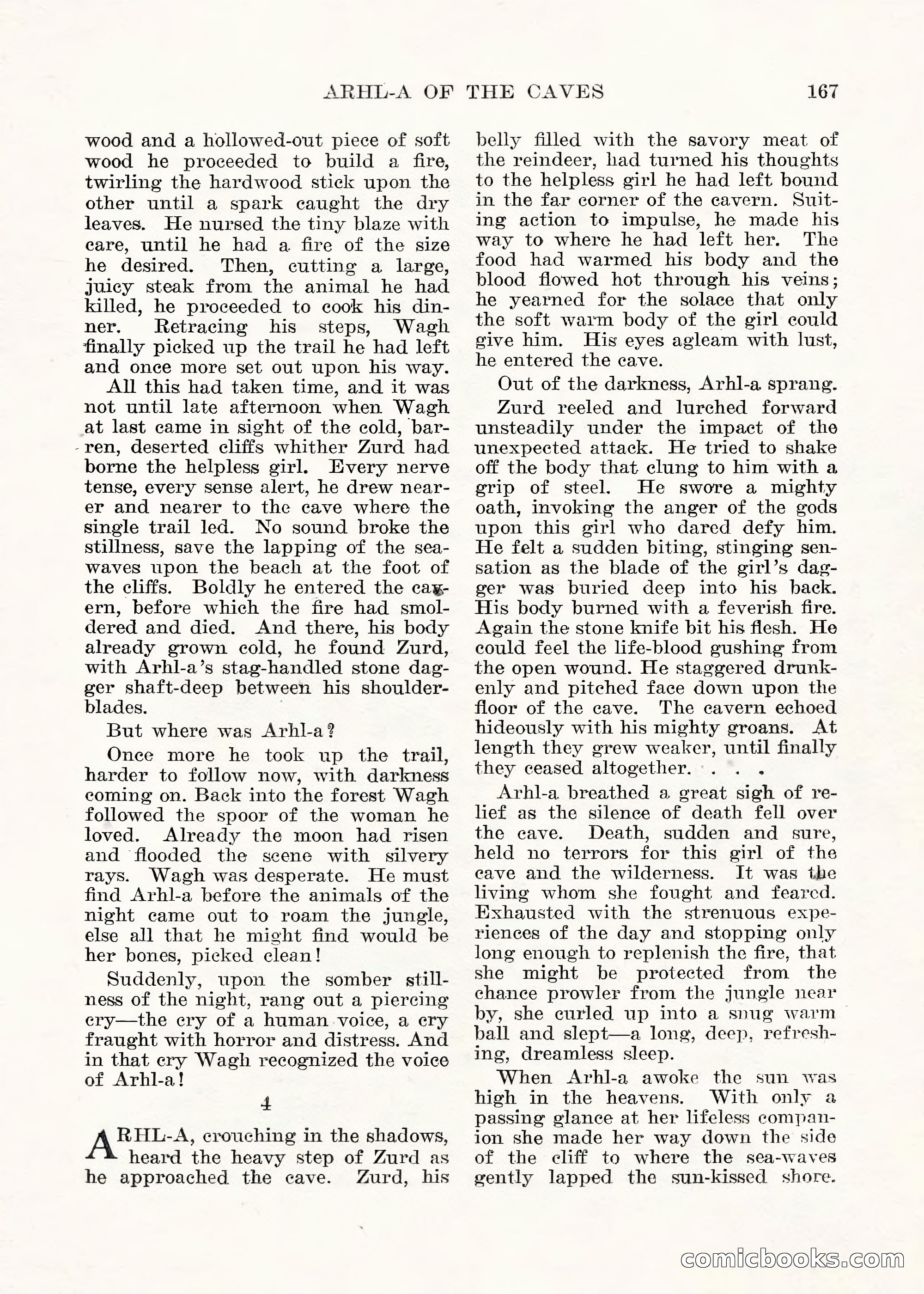 Weird Tales, Vol. V No. 1 — page 168 of 195