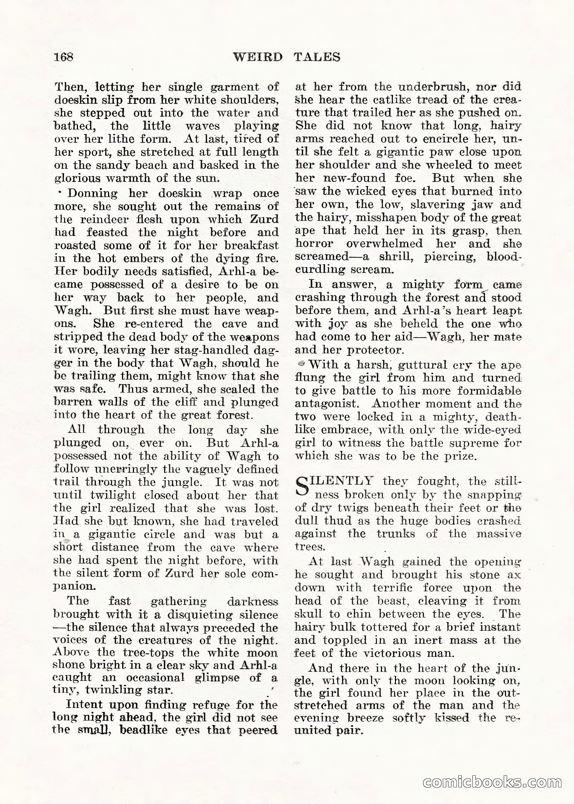 Weird Tales, Vol. V No. 1 — page 169 of 195