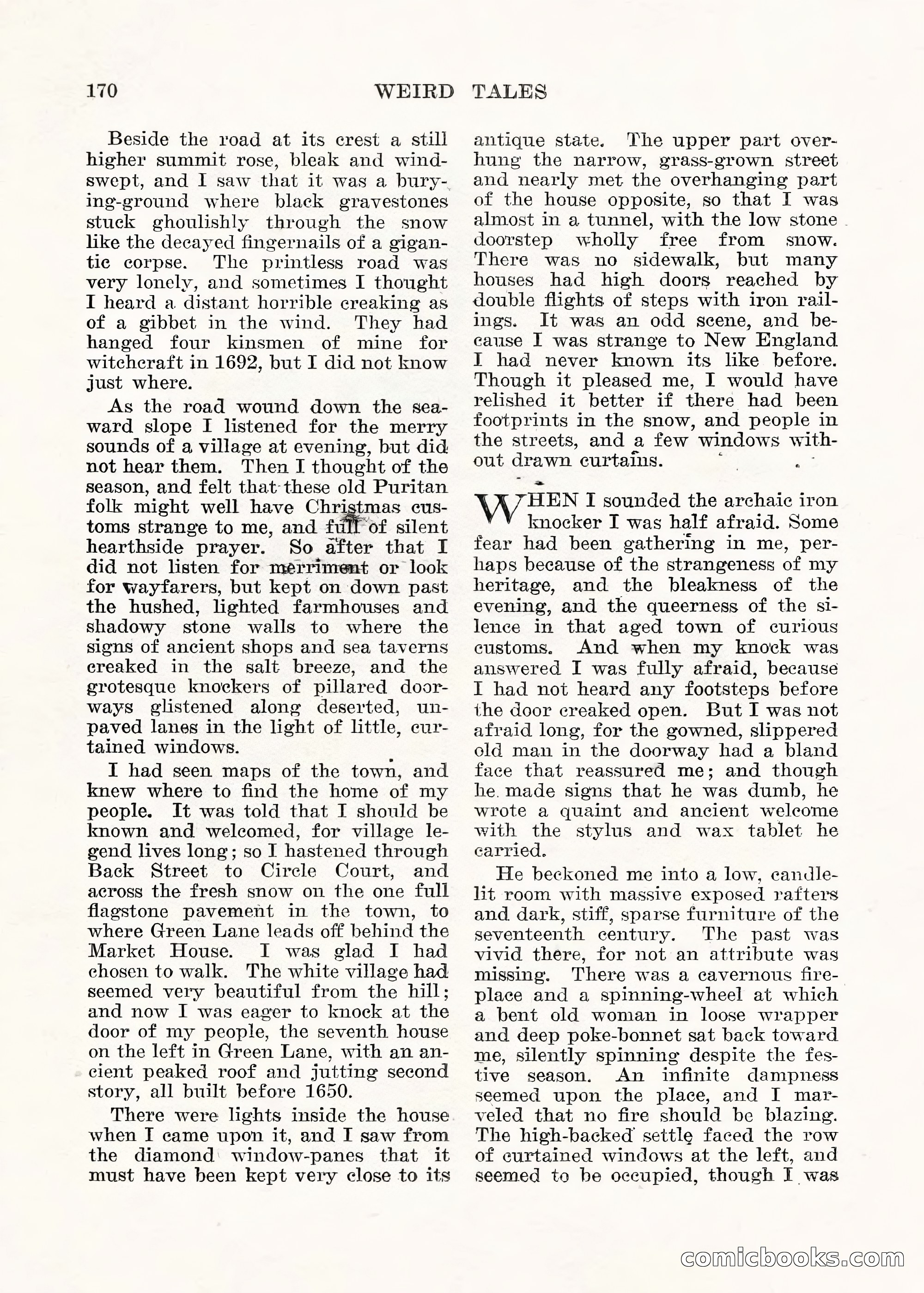 Weird Tales, Vol. V No. 1 — page 171 of 195