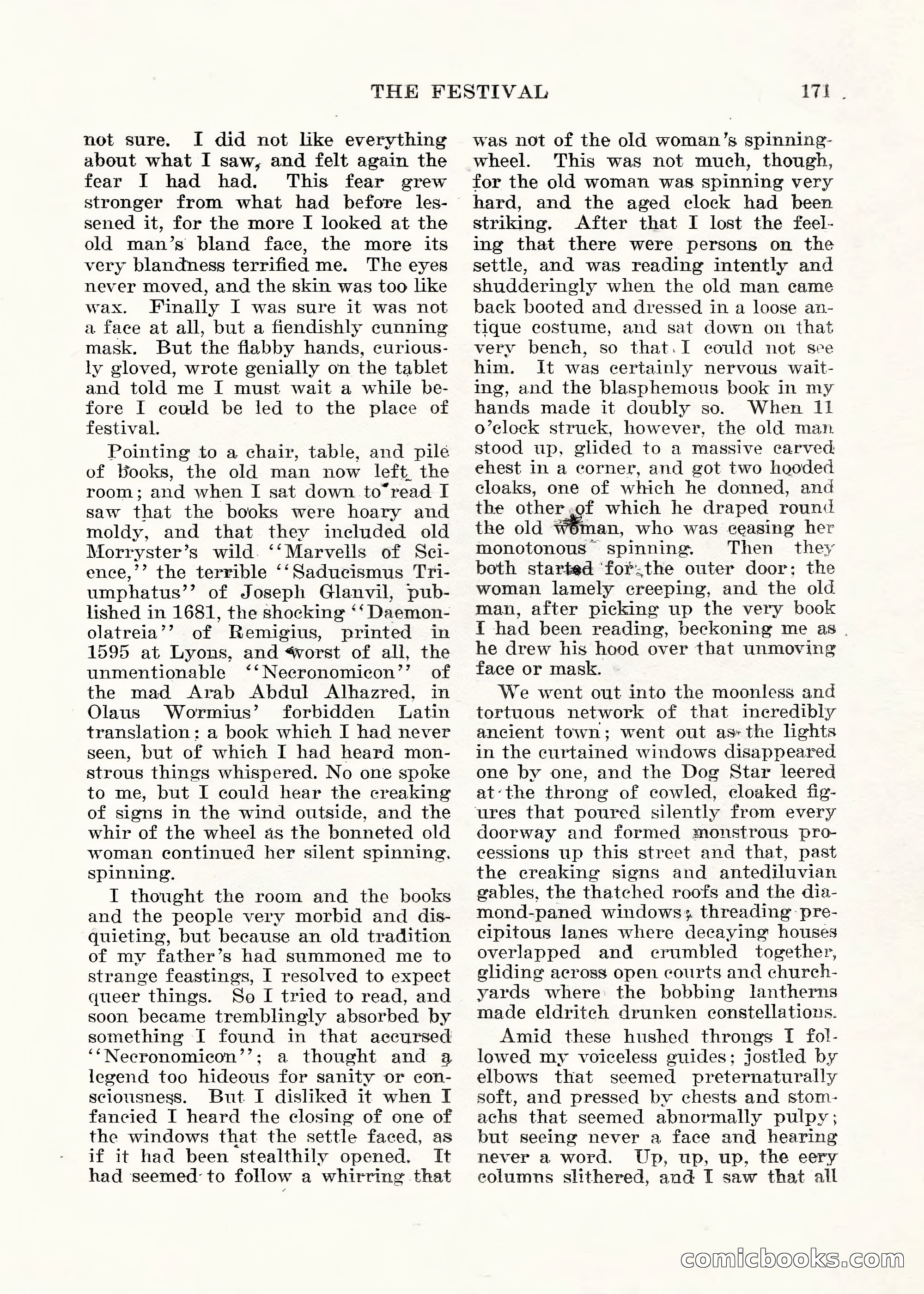 Weird Tales, Vol. V No. 1 — page 172 of 195