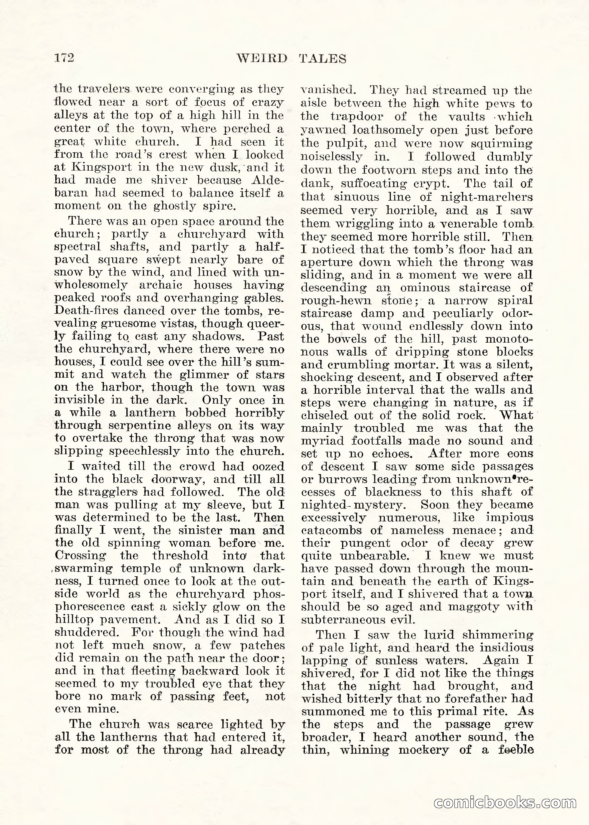 Weird Tales, Vol. V No. 1 — page 173 of 195