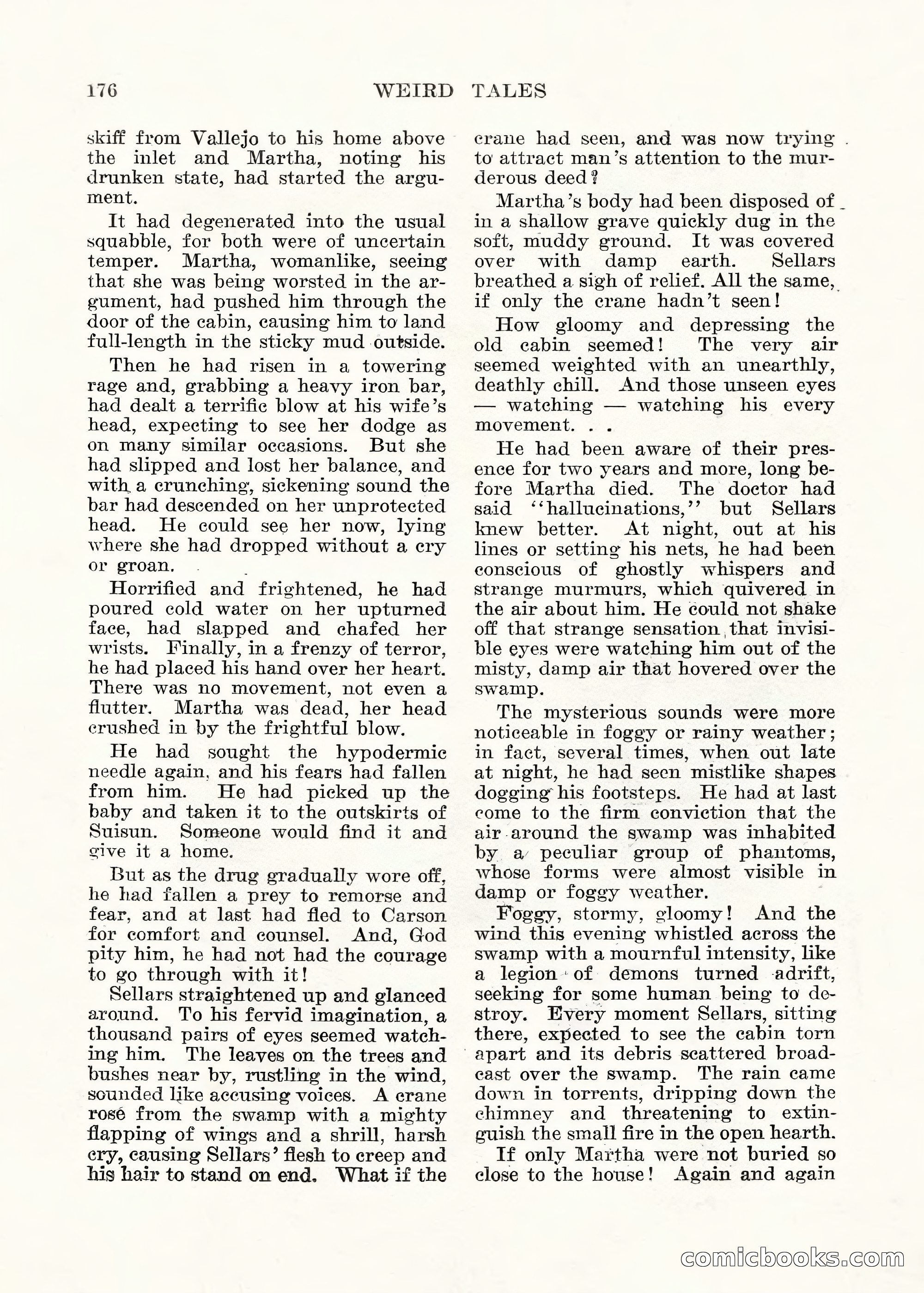 Weird Tales, Vol. V No. 1 — page 177 of 195