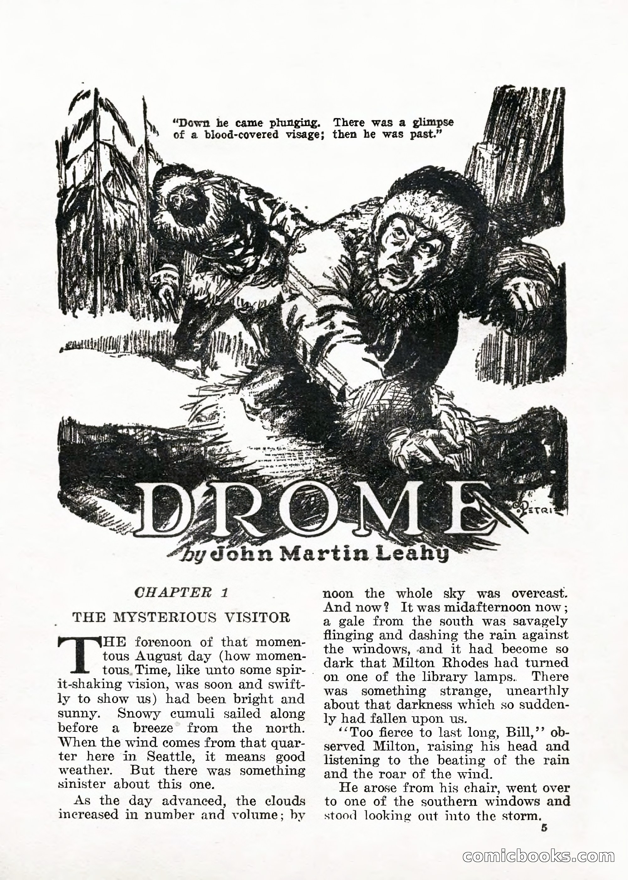 Weird Tales — "Drome" — page 4 of 144
