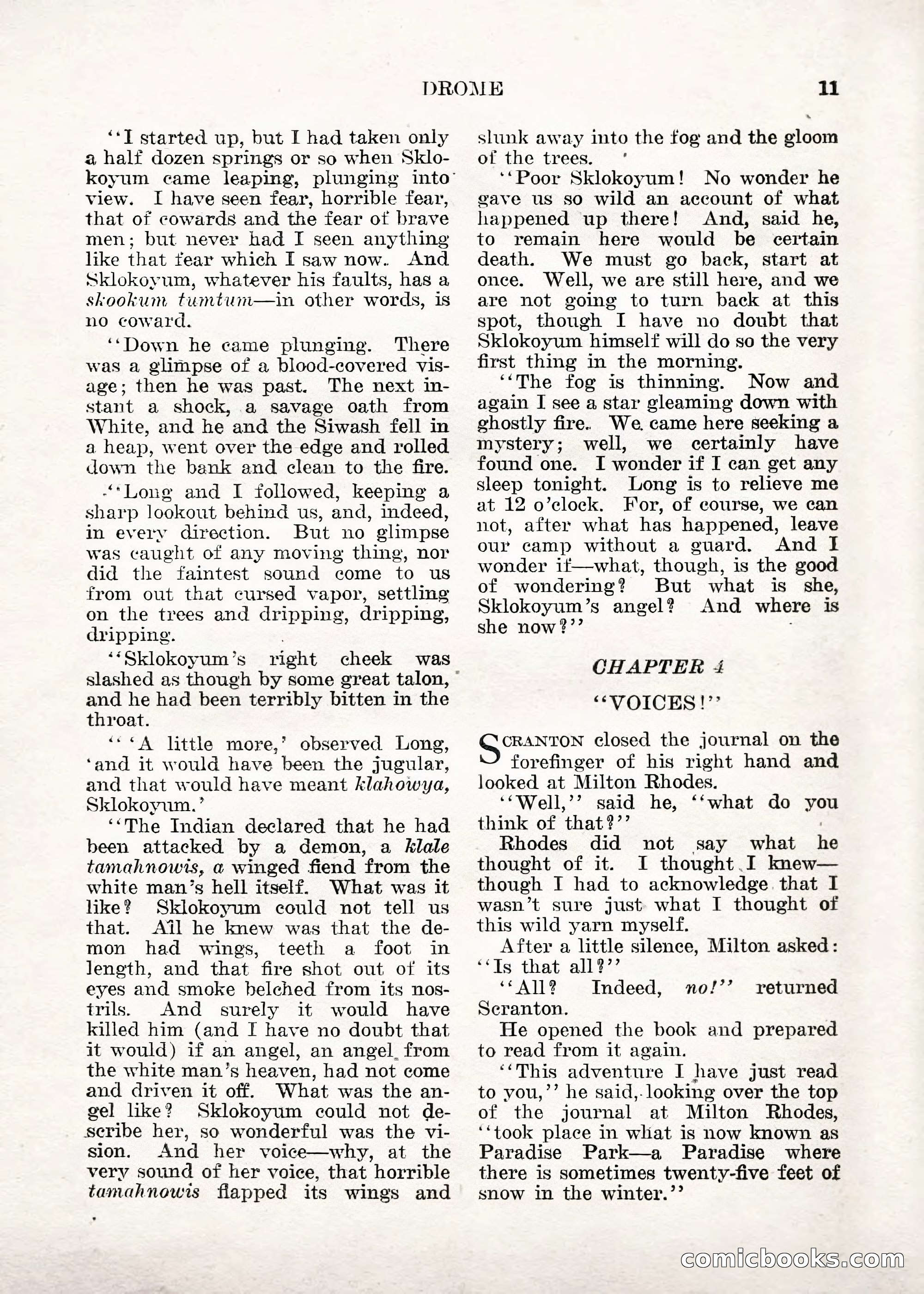 Weird Tales — "Drome" — page 10 of 144