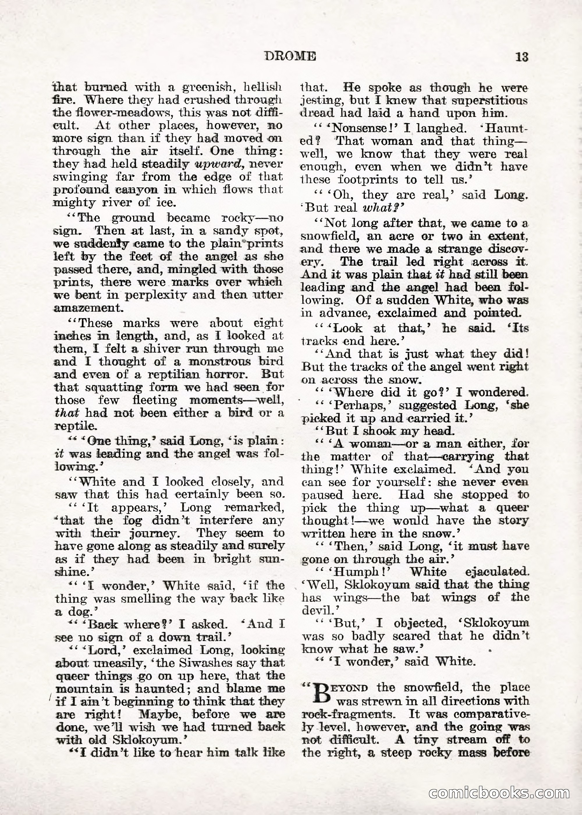 Weird Tales — "Drome" — page 12 of 144