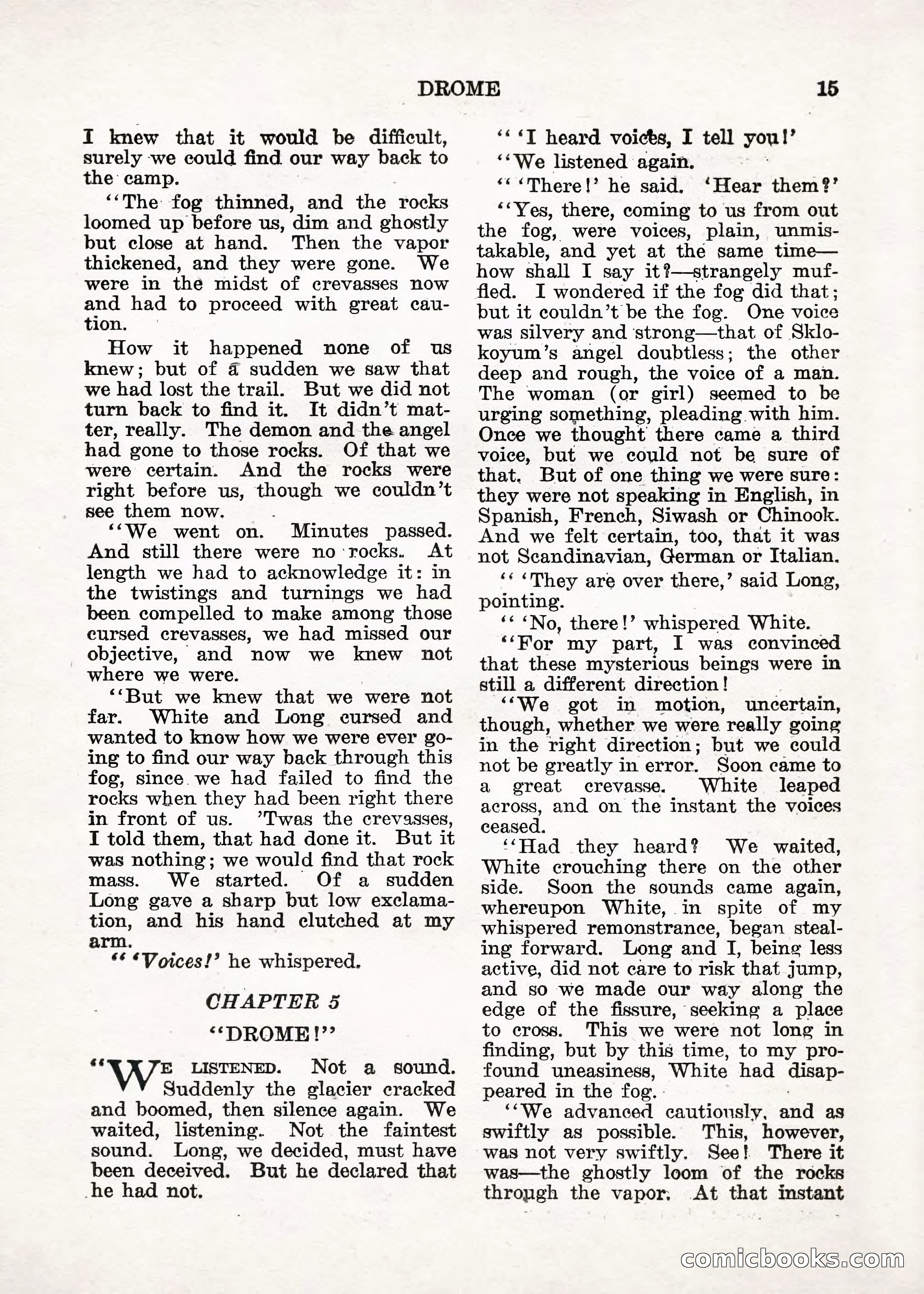Weird Tales — "Drome" — page 14 of 144