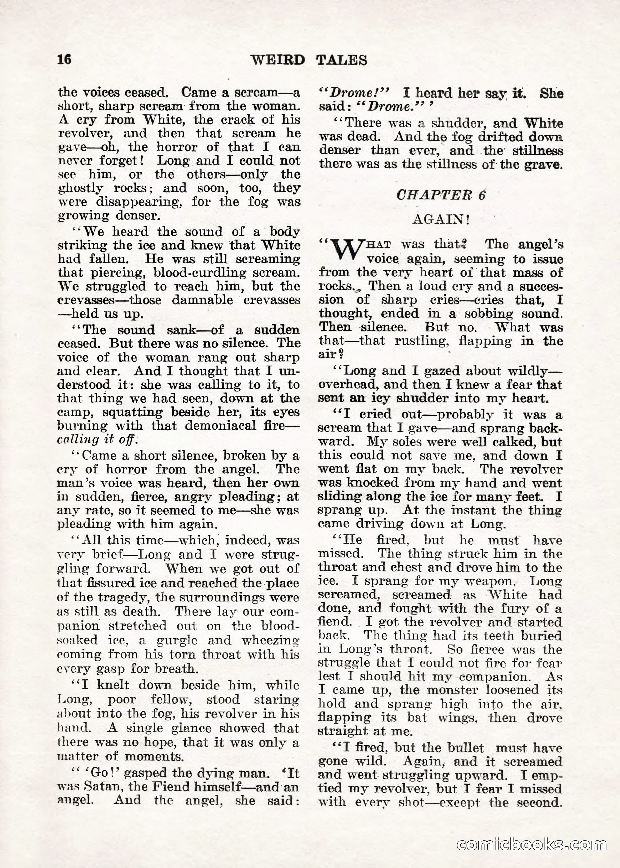 Weird Tales — "Drome" — page 15 of 144