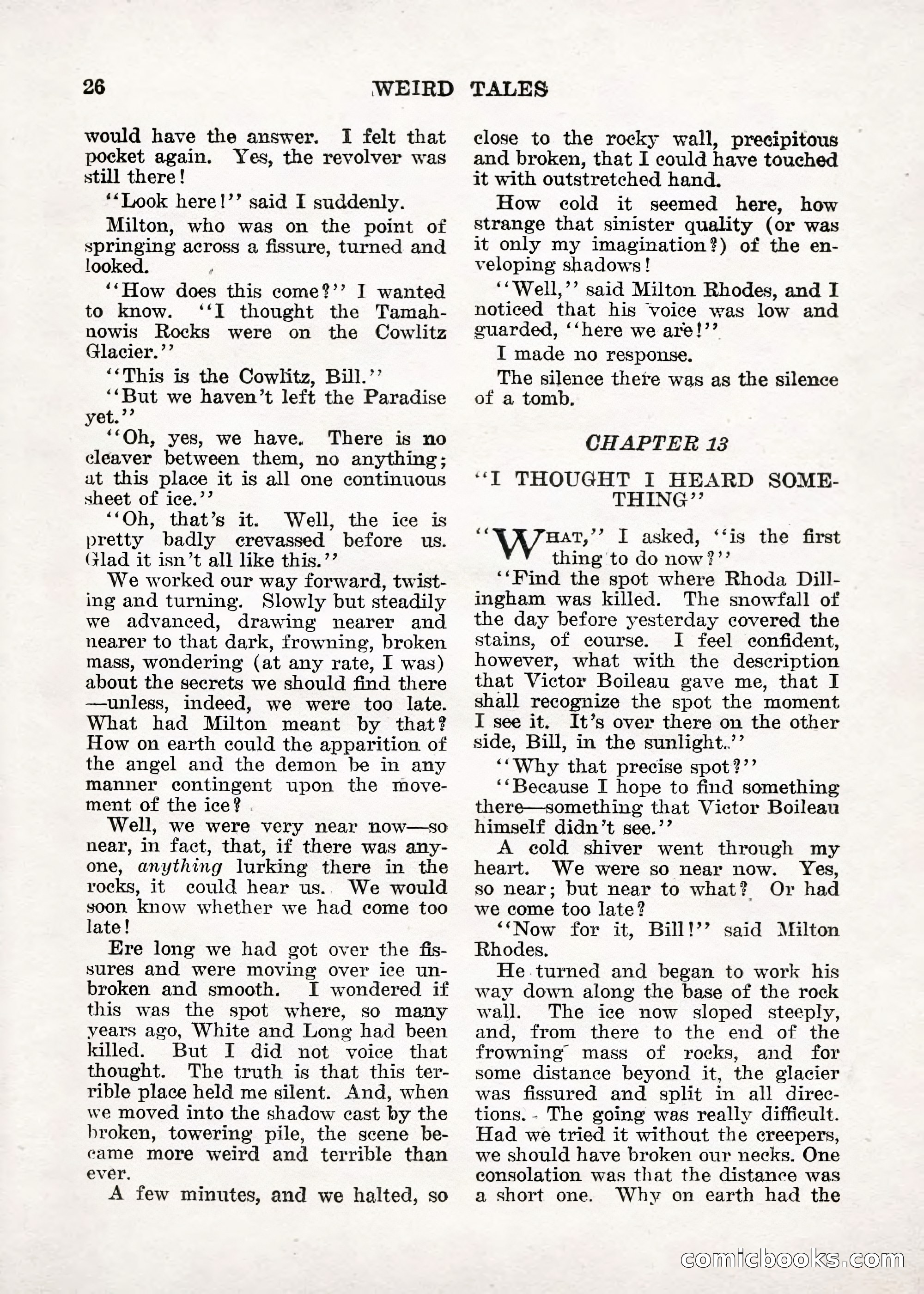 Weird Tales — "Drome" — page 25 of 144