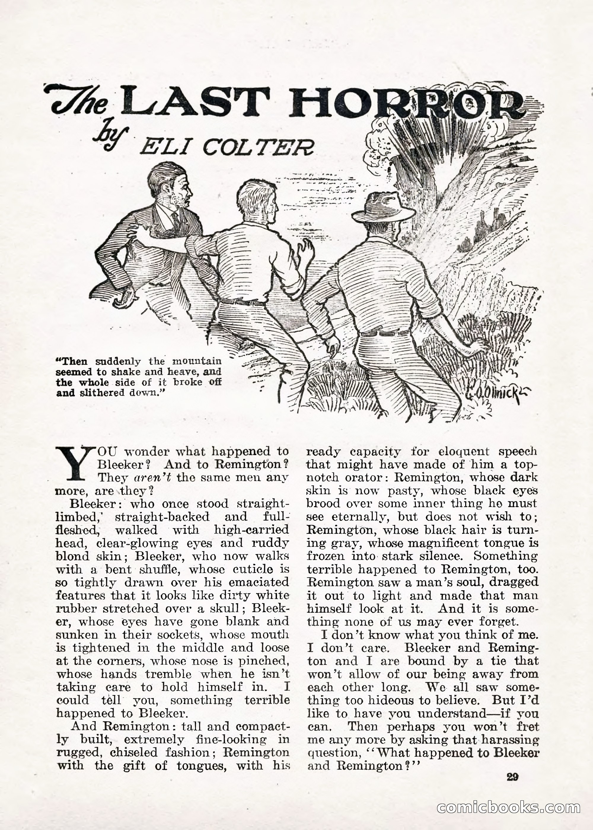 Weird Tales — "Drome" — page 28 of 144