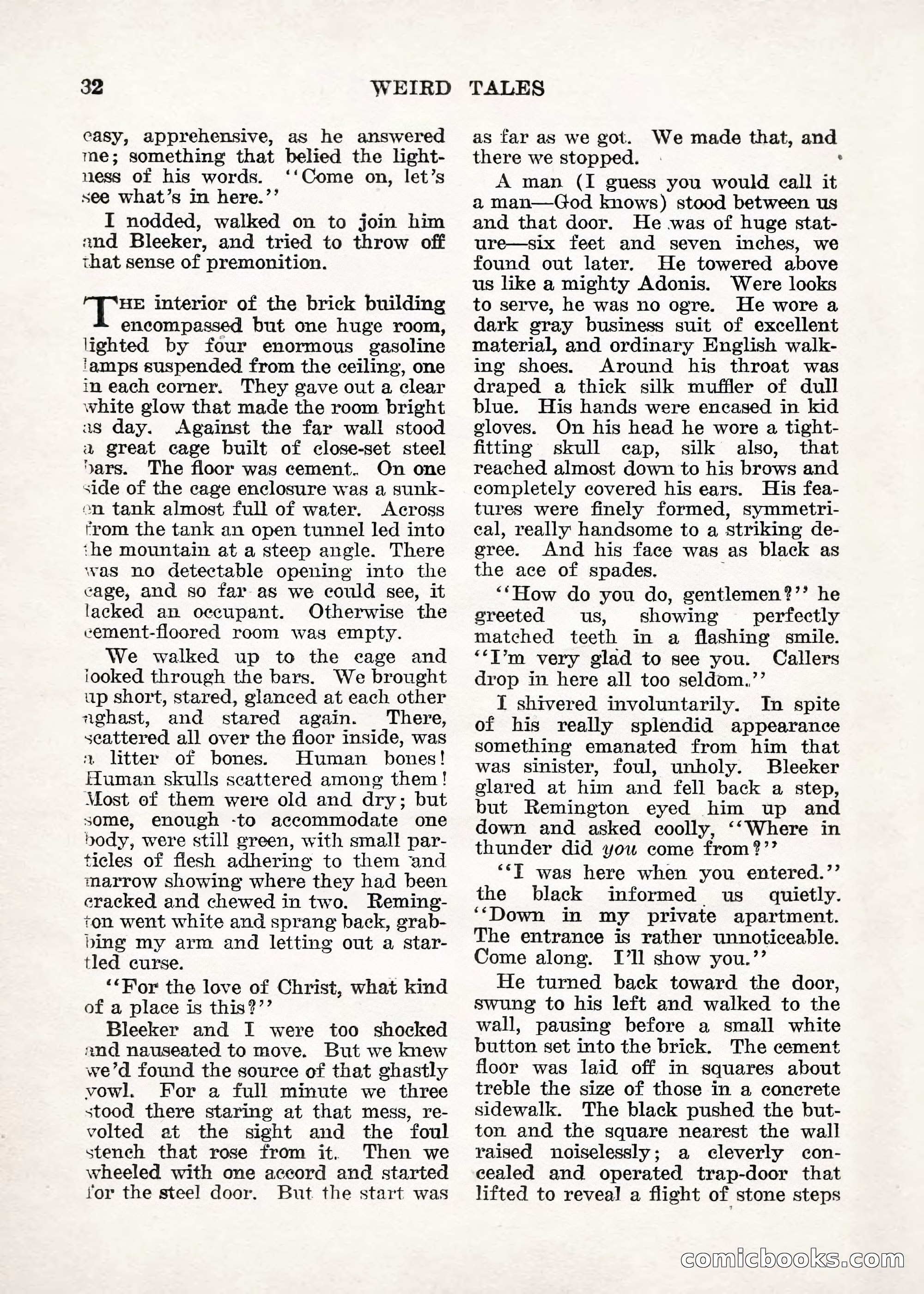Weird Tales — "Drome" — page 31 of 144