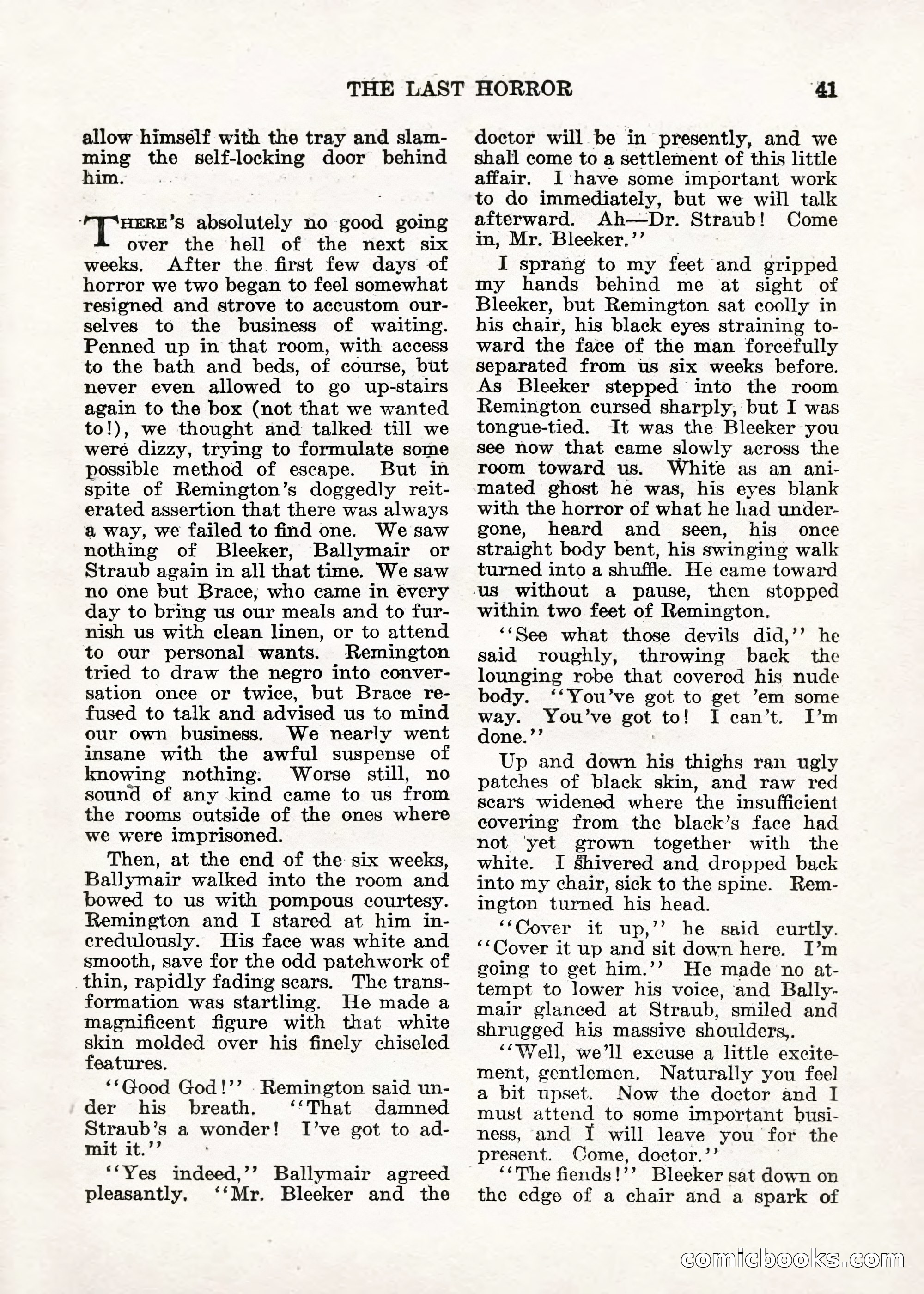 Weird Tales — "Drome" — page 40 of 144