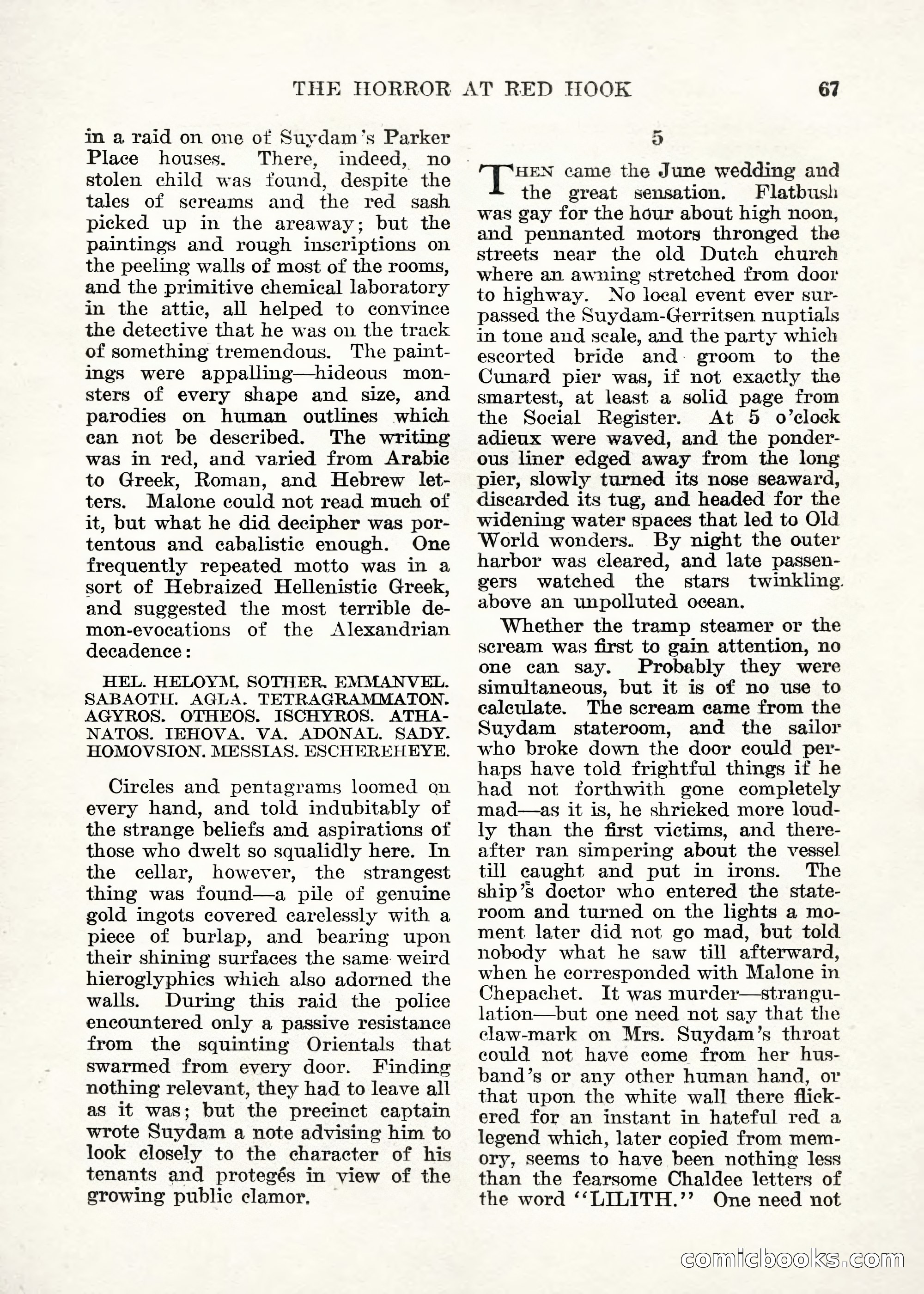 Weird Tales — "Drome" — page 66 of 144