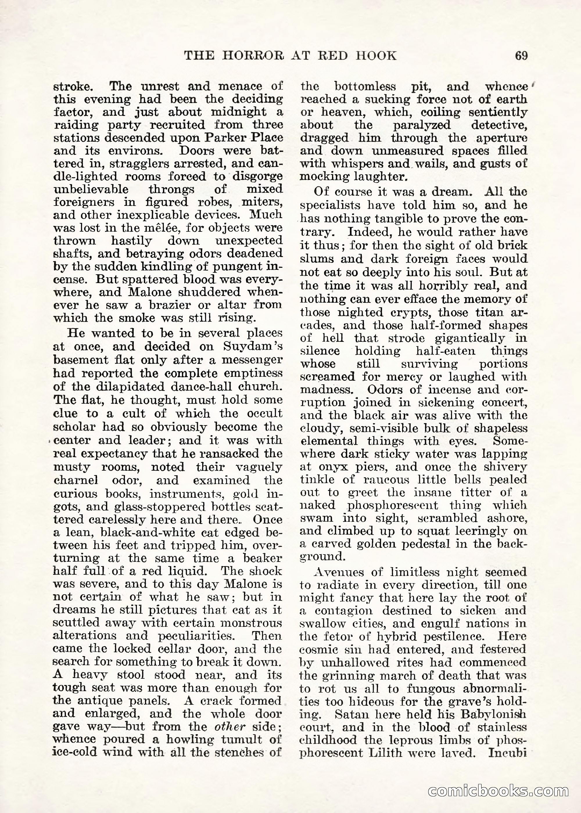 Weird Tales — "Drome" — page 68 of 144