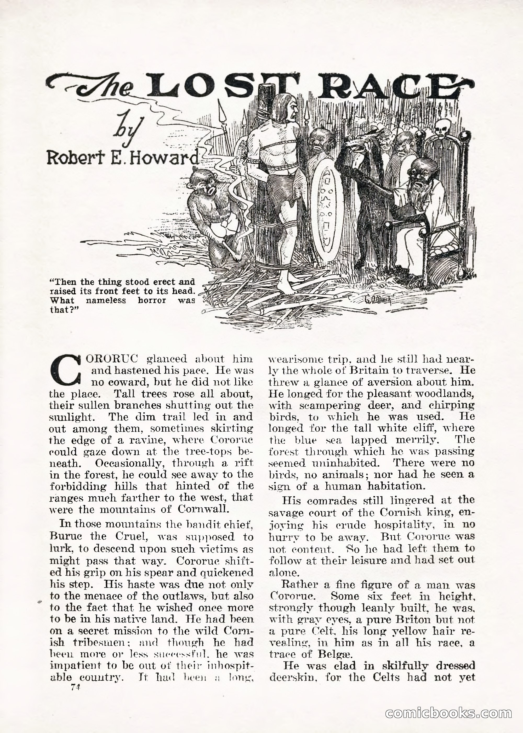Weird Tales — "Drome" — page 73 of 144