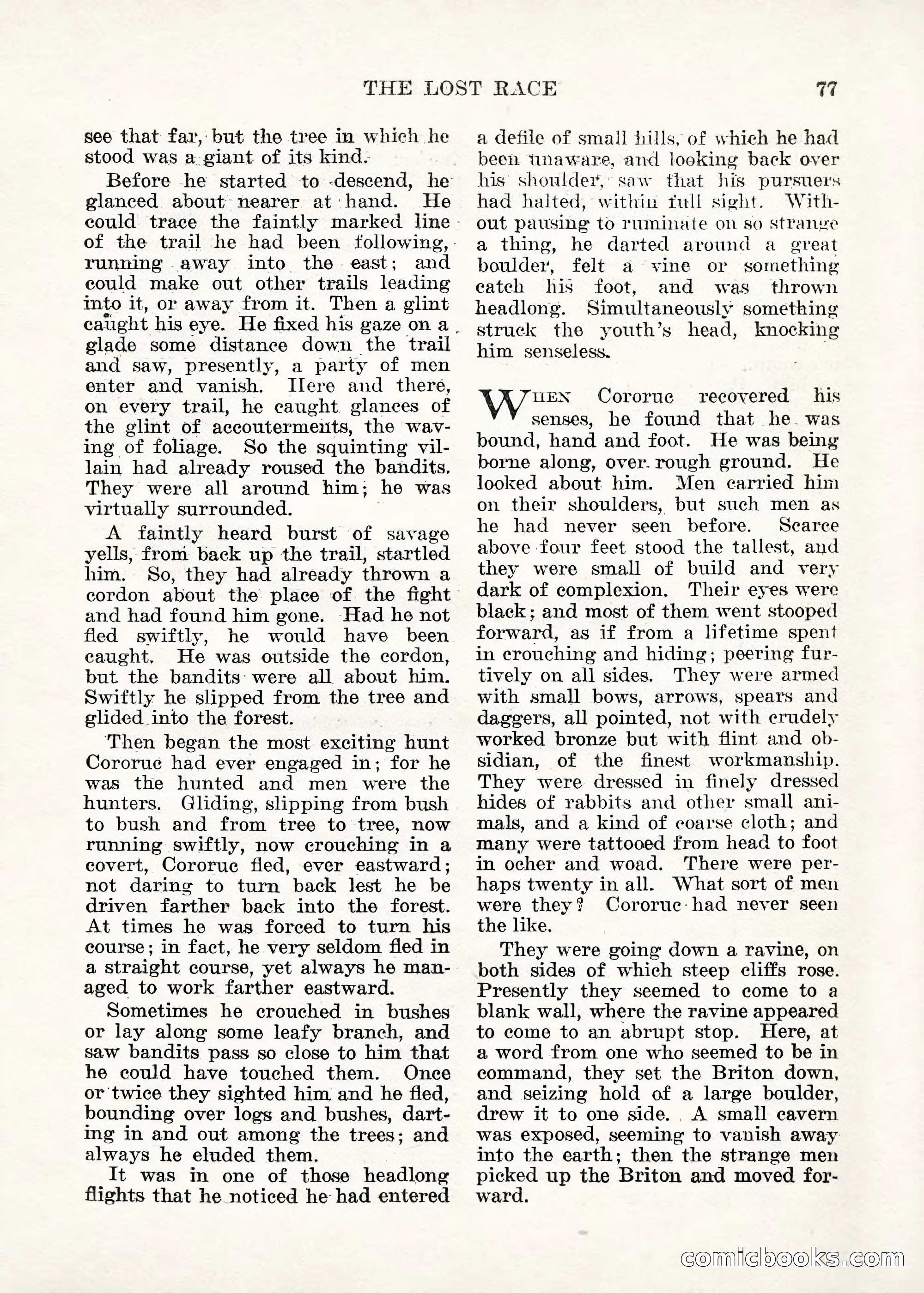 Weird Tales — "Drome" — page 76 of 144