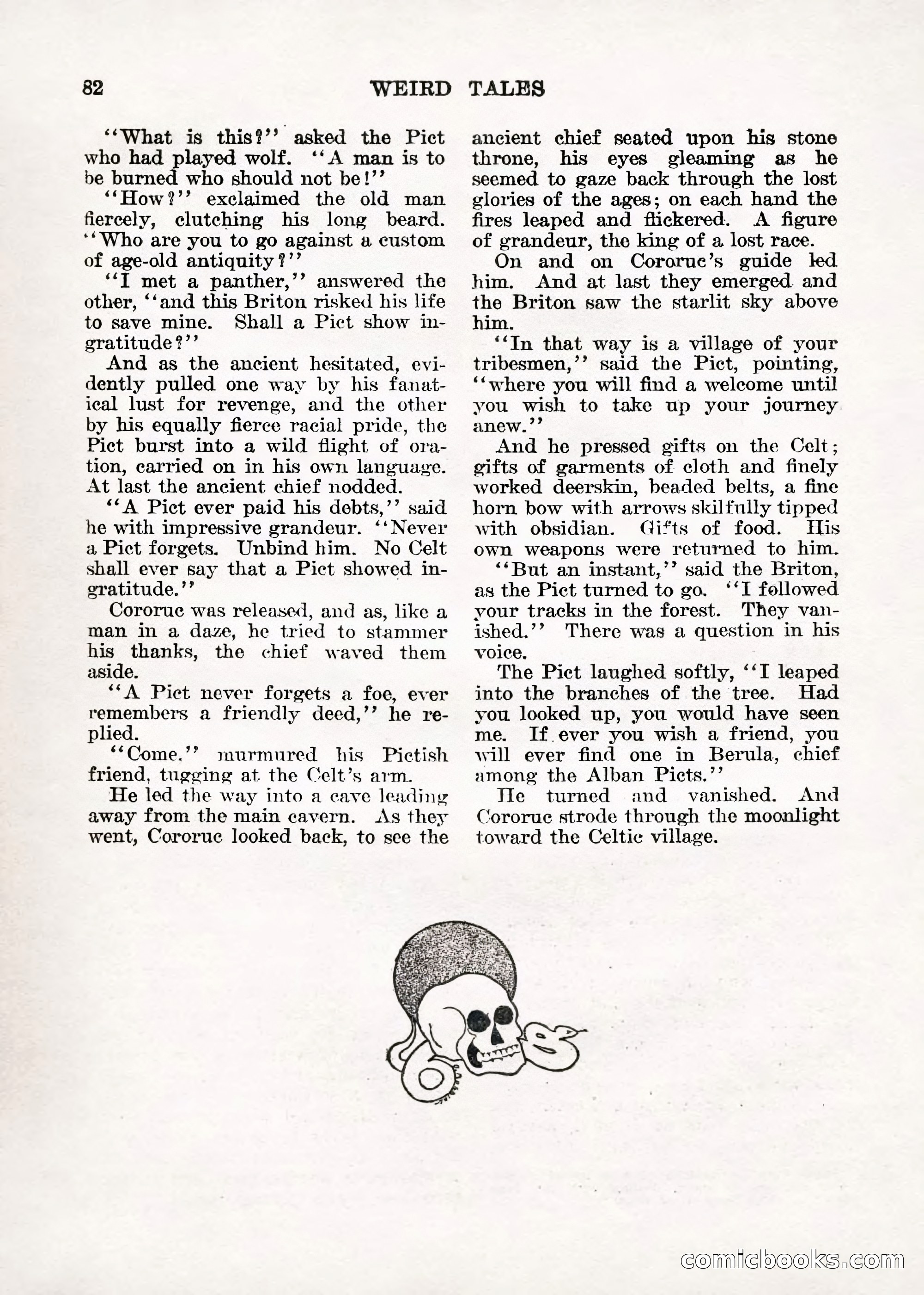 Weird Tales — "Drome" — page 81 of 144