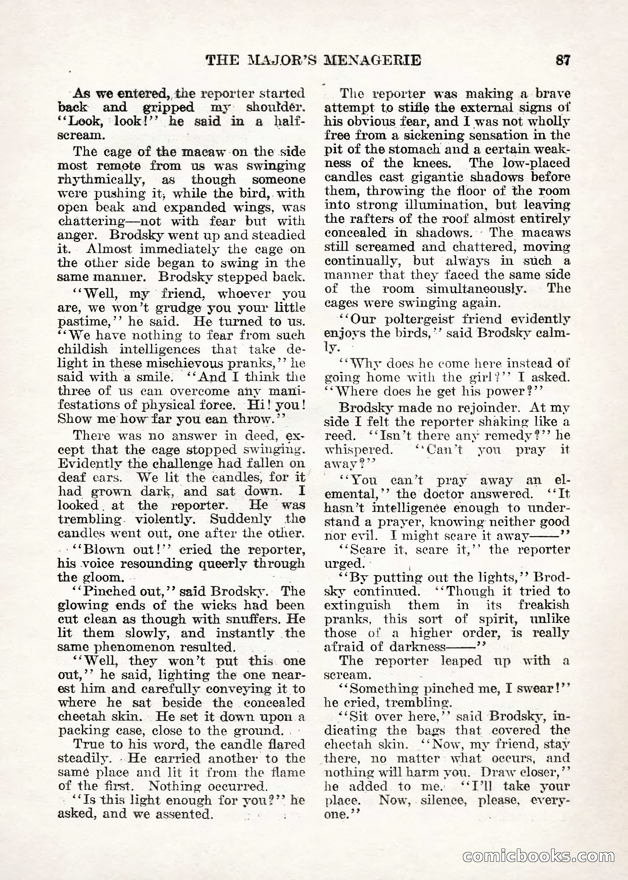 Weird Tales — "Drome" — page 86 of 144