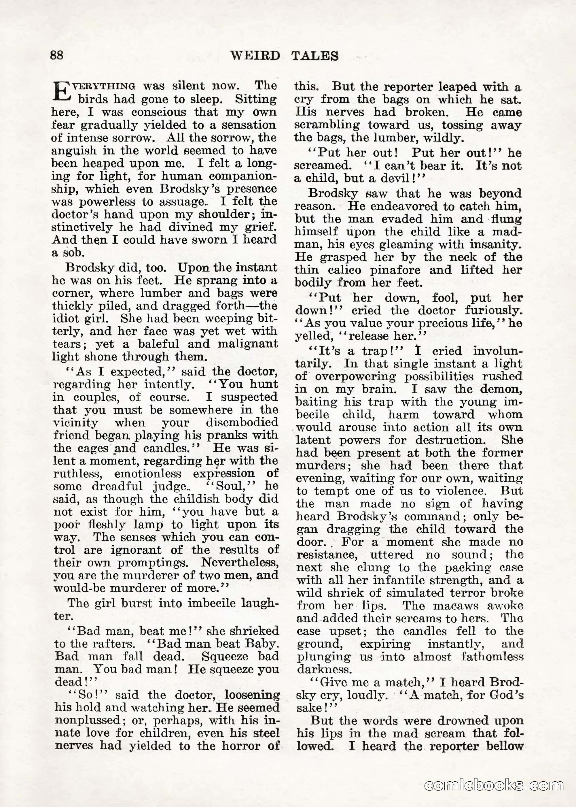Weird Tales — "Drome" — page 87 of 144