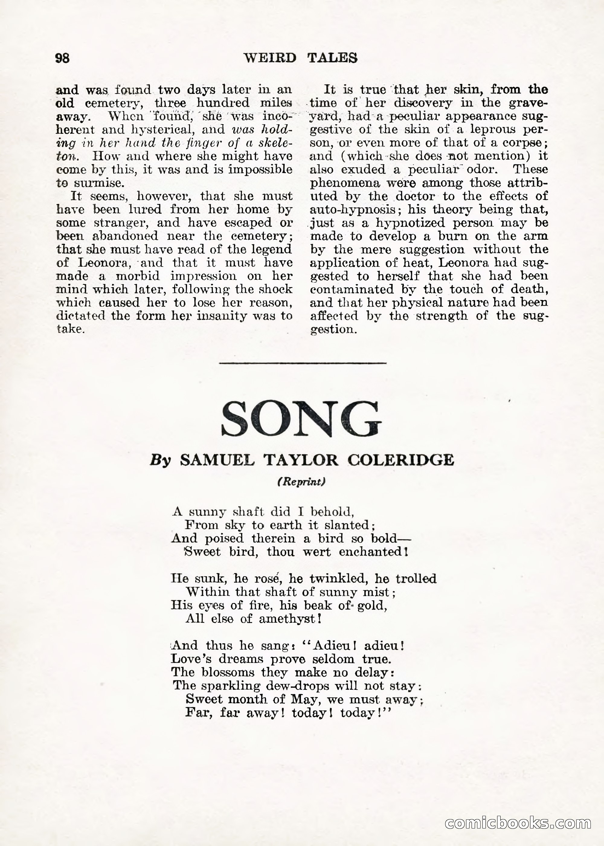 Weird Tales — "Drome" — page 97 of 144