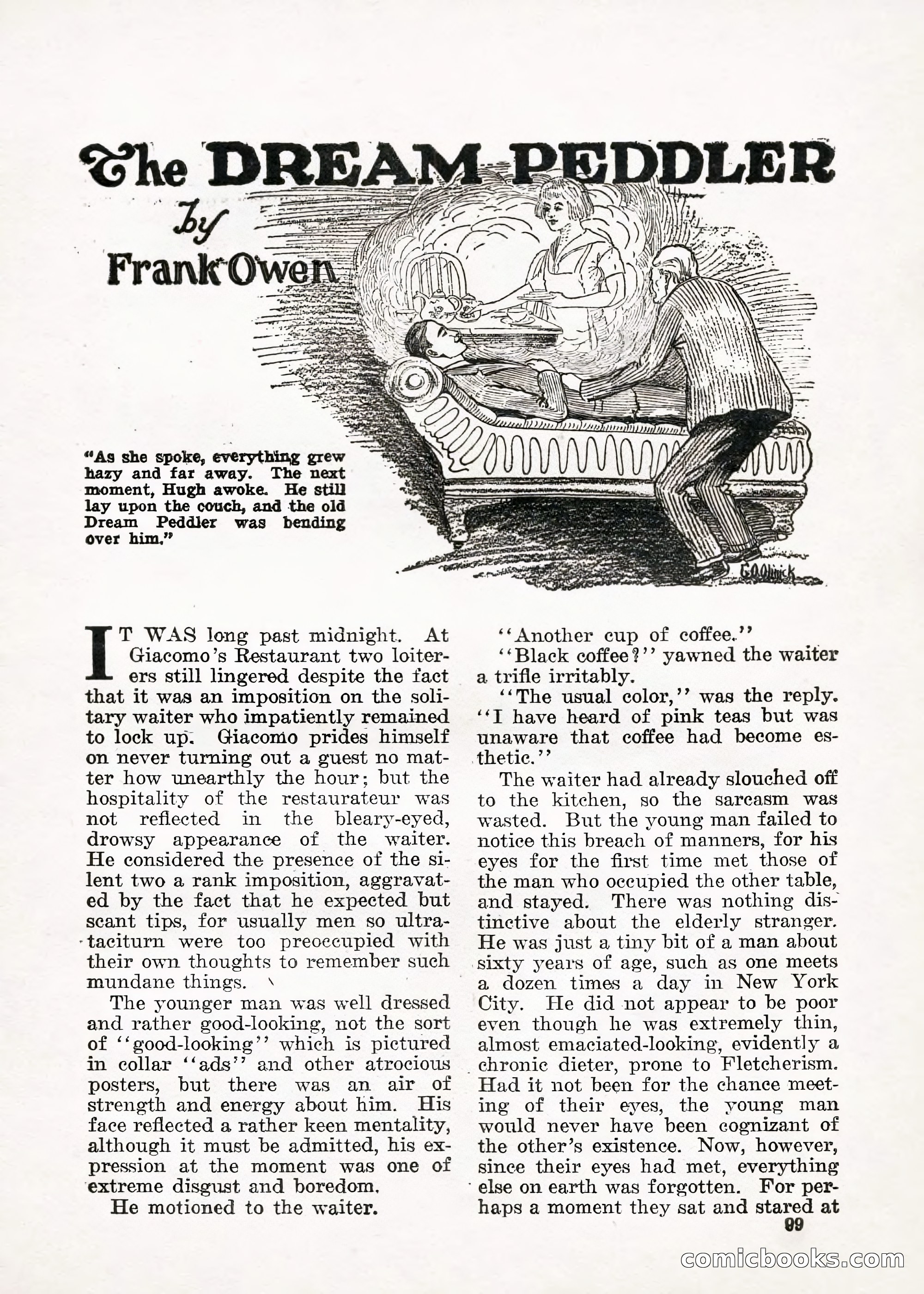 Weird Tales — "Drome" — page 98 of 144
