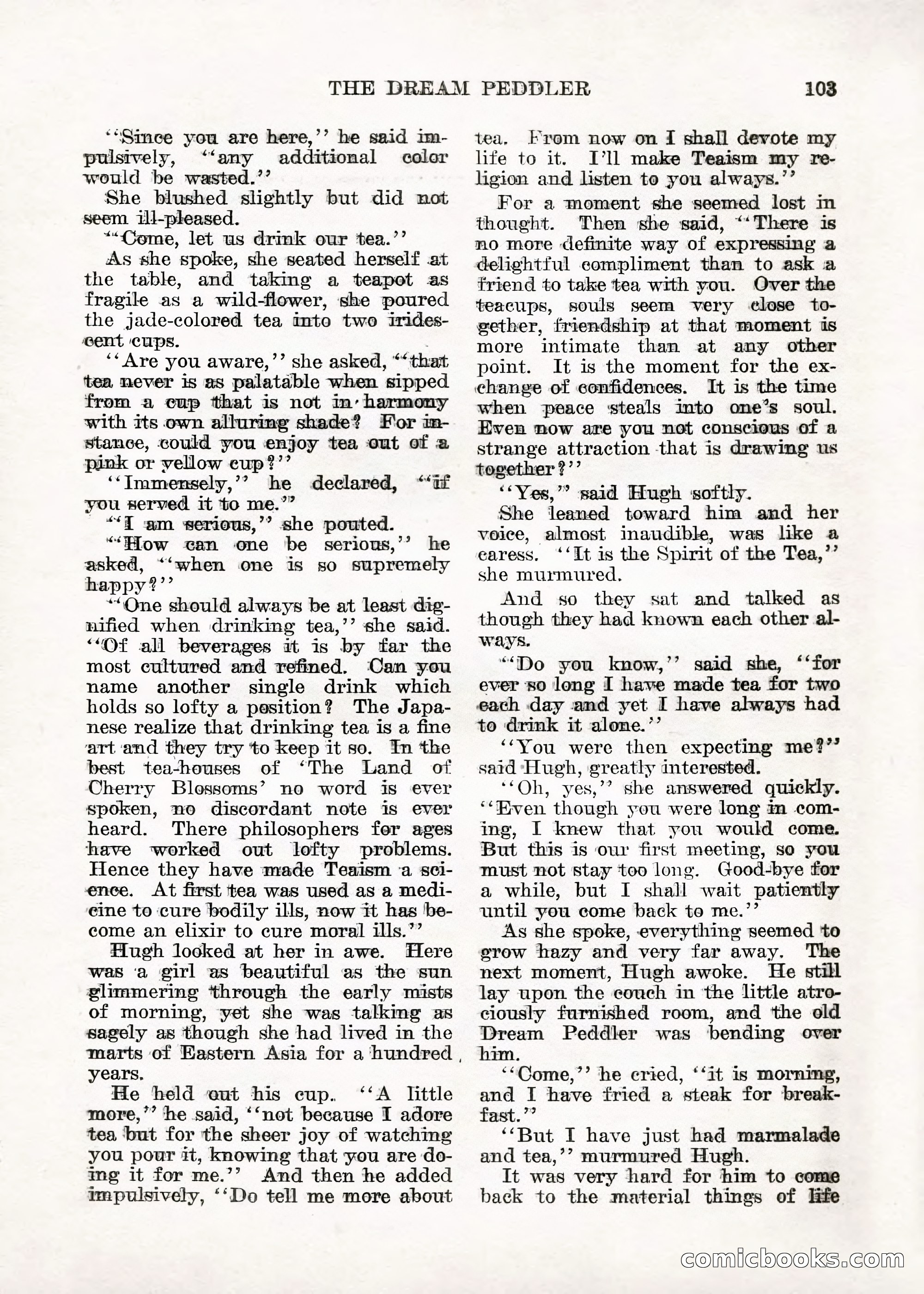 Weird Tales — "Drome" — page 102 of 144