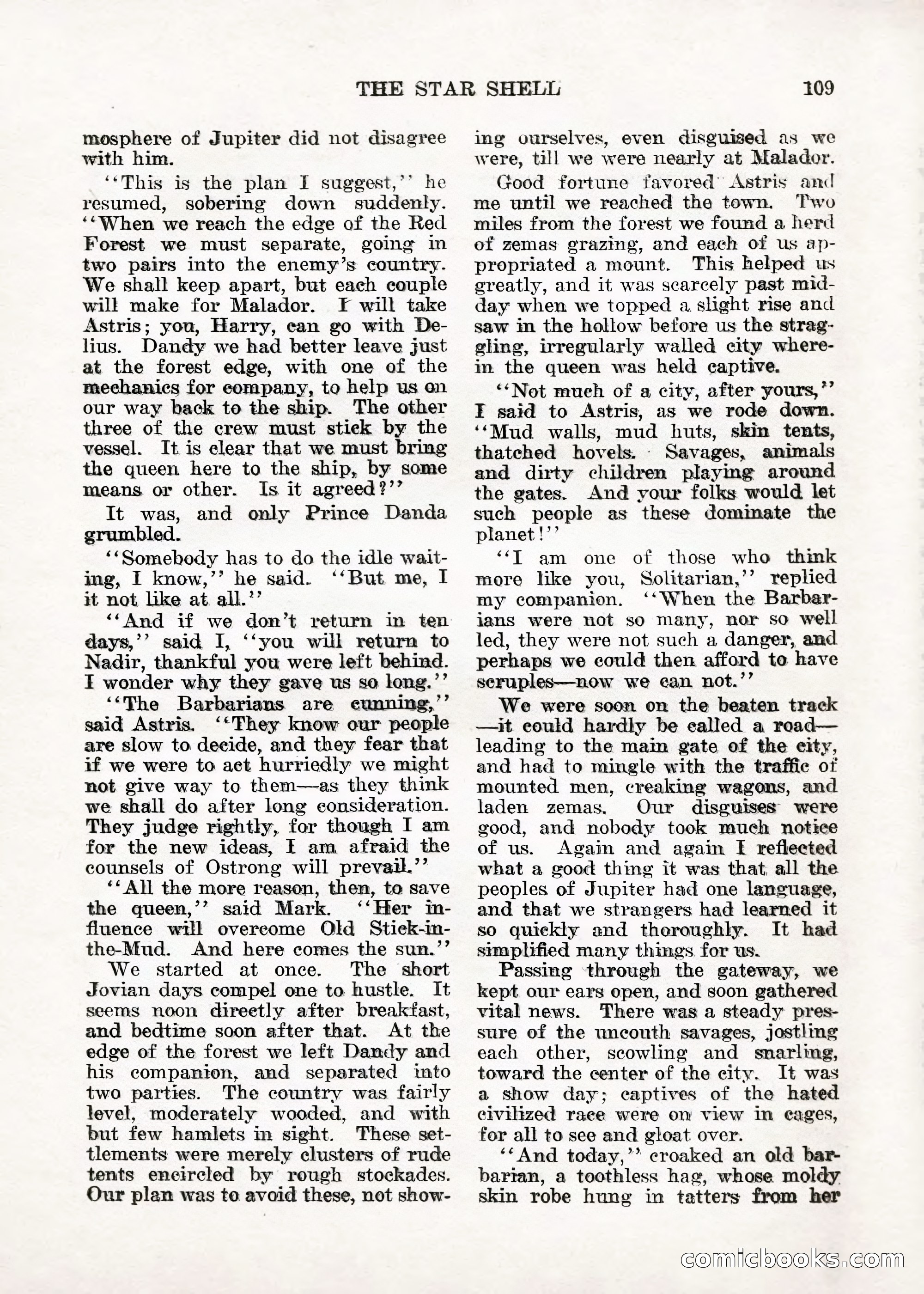Weird Tales — "Drome" — page 108 of 144