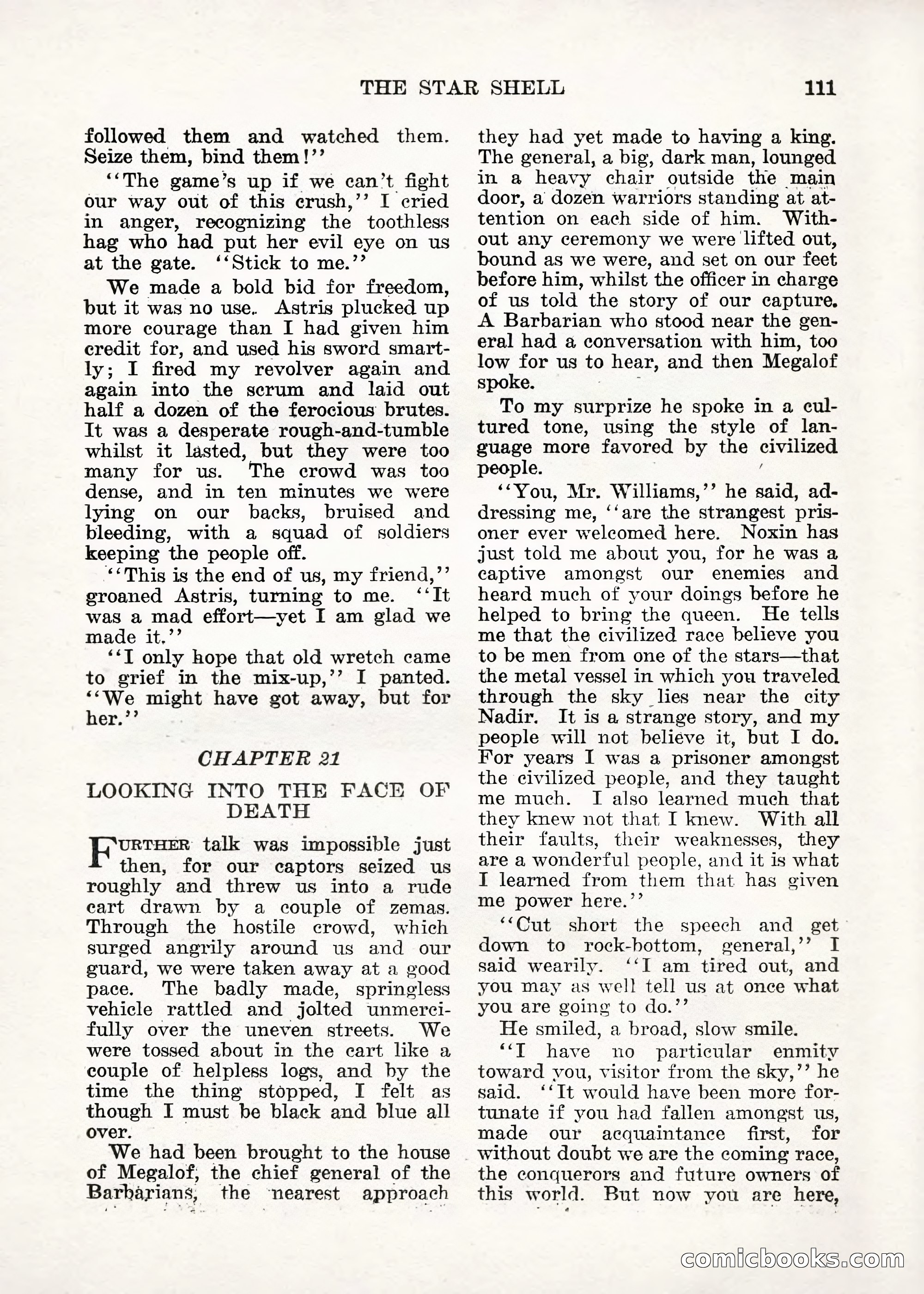 Weird Tales — "Drome" — page 110 of 144