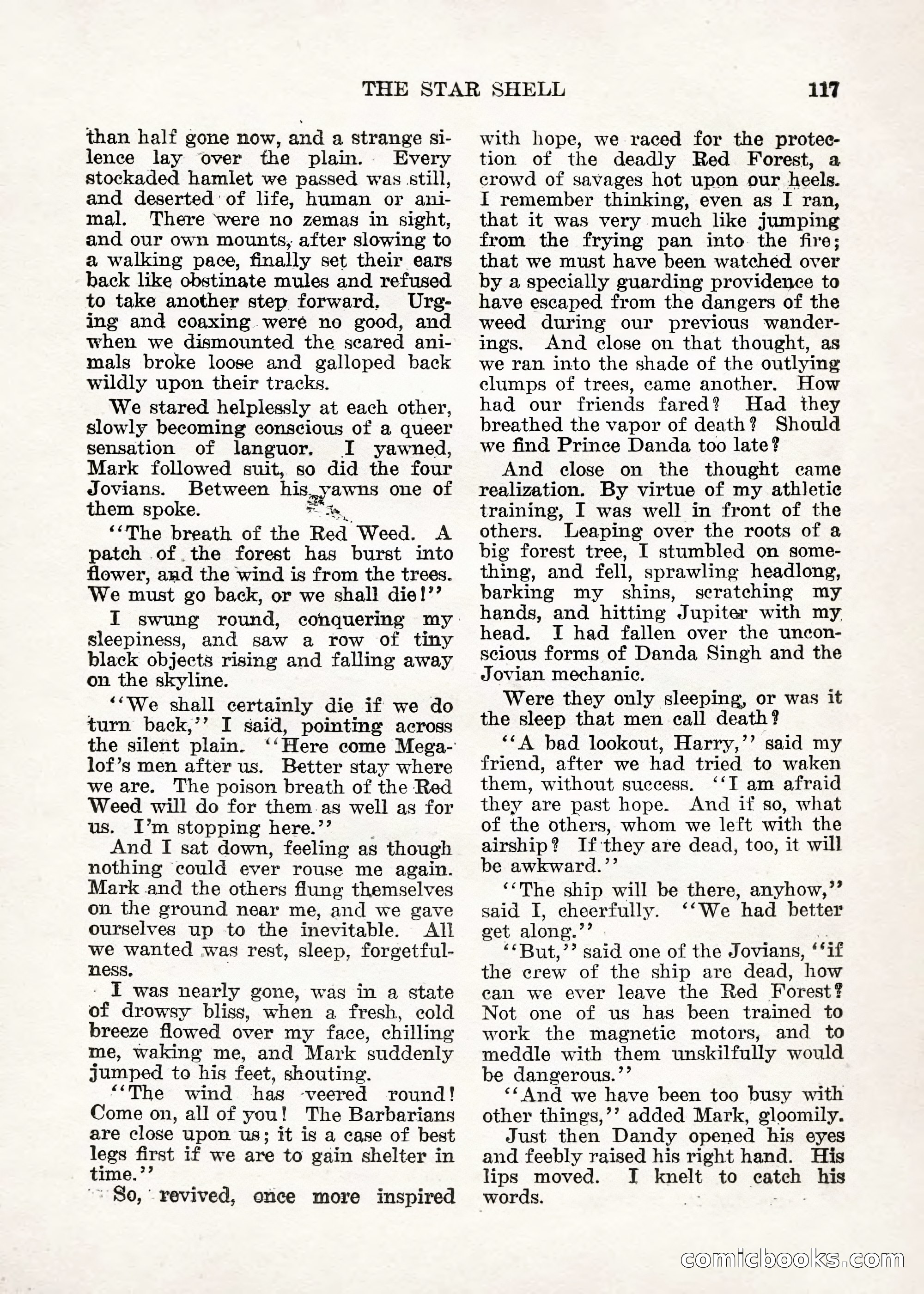 Weird Tales — "Drome" — page 116 of 144