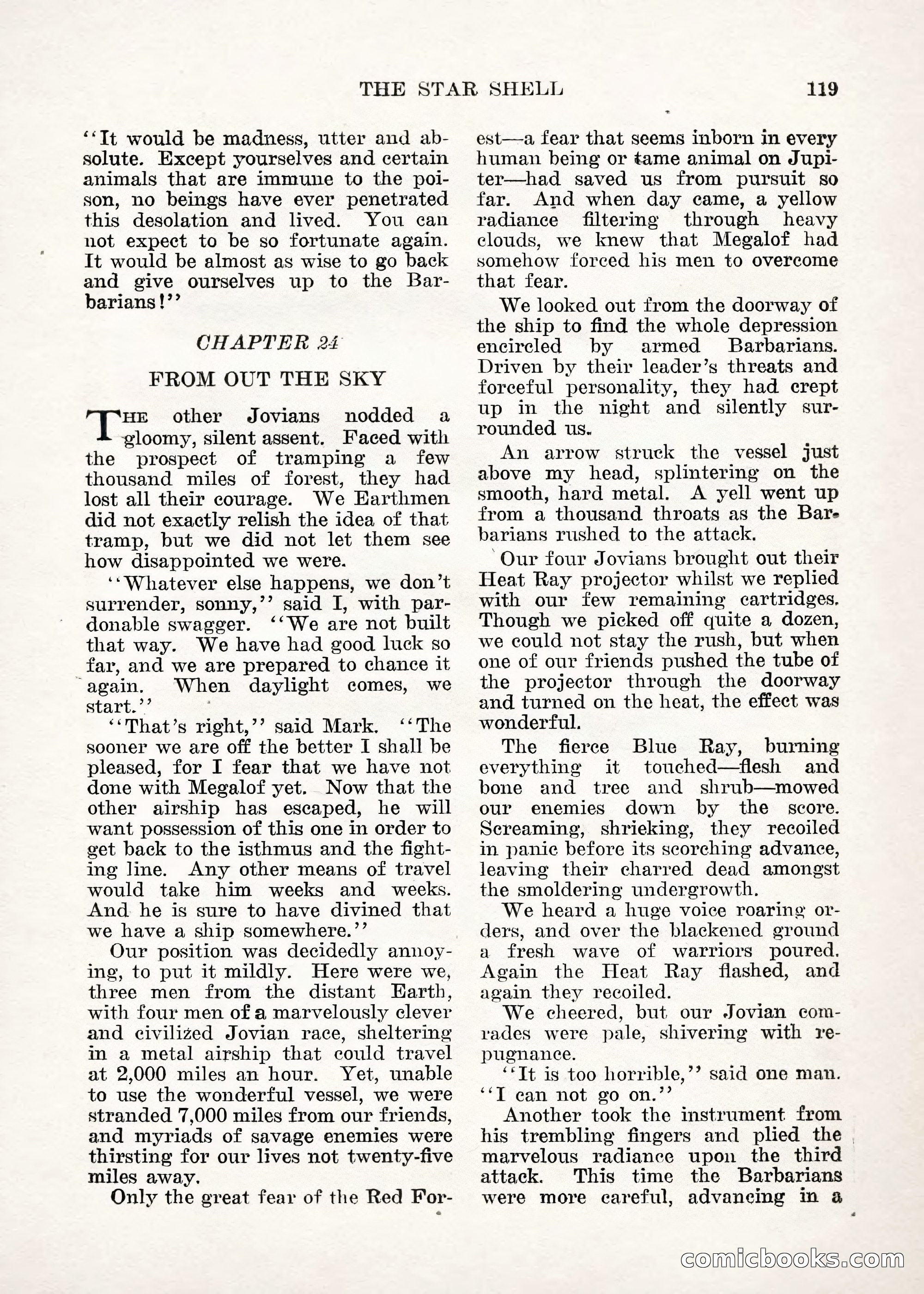 Weird Tales — "Drome" — page 118 of 144